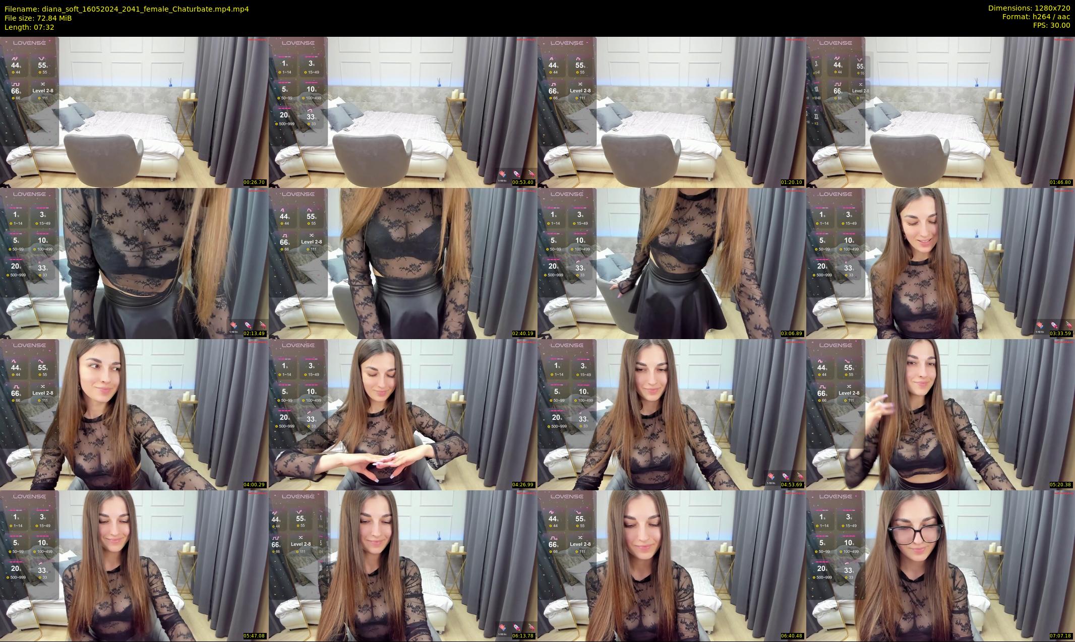 diana_soft — 8 minute Chaturbate female cam show recording, 720p, May 16, 2024