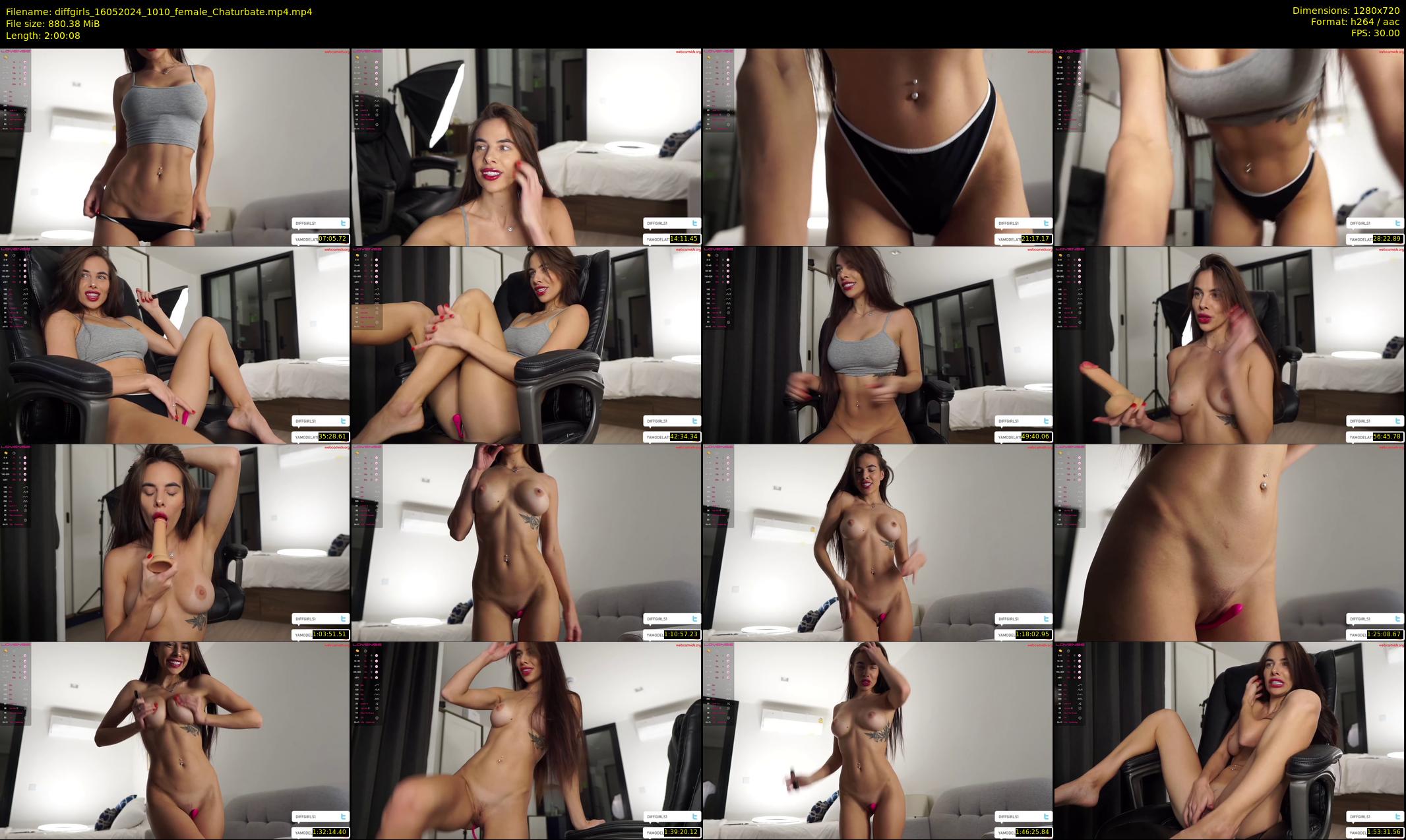 diffgirls — 121 minute Chaturbate female cam show recording, 720p, May 16, 2024