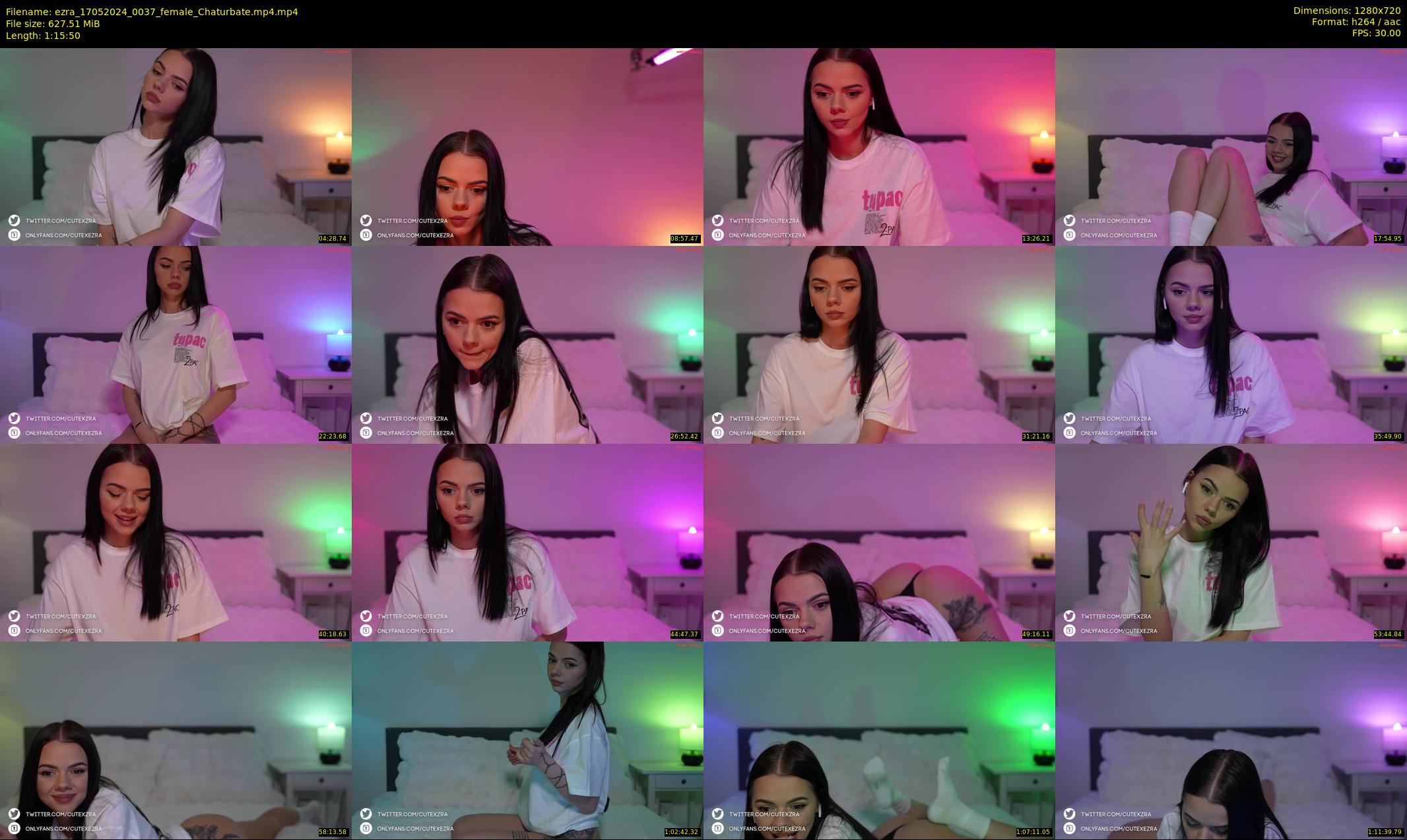 ezra — 76 minute Chaturbate female cam show recording, 720p, May 17, 2024