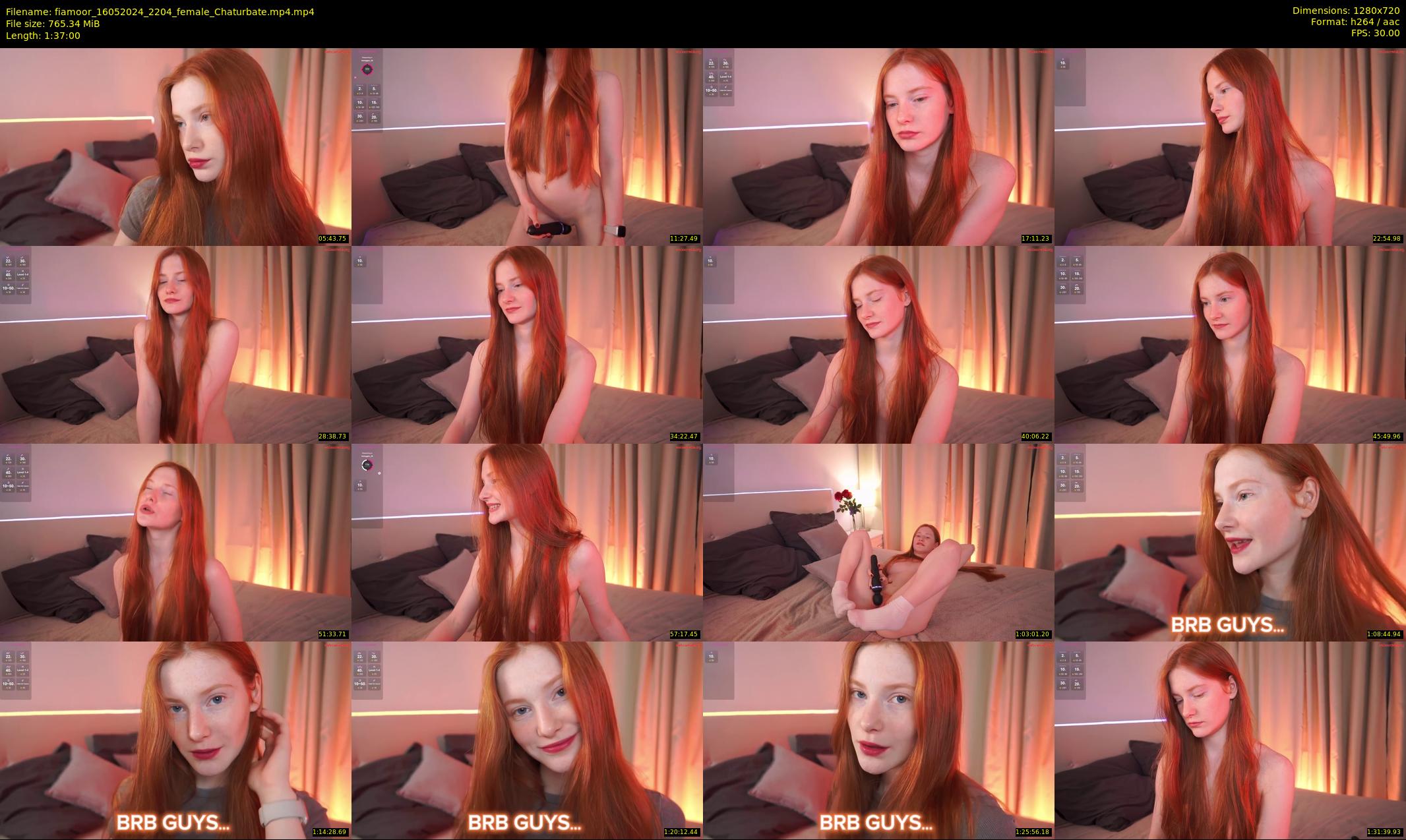 fiamoor — 97 minute Chaturbate female cam show recording, 720p, May 16, 2024