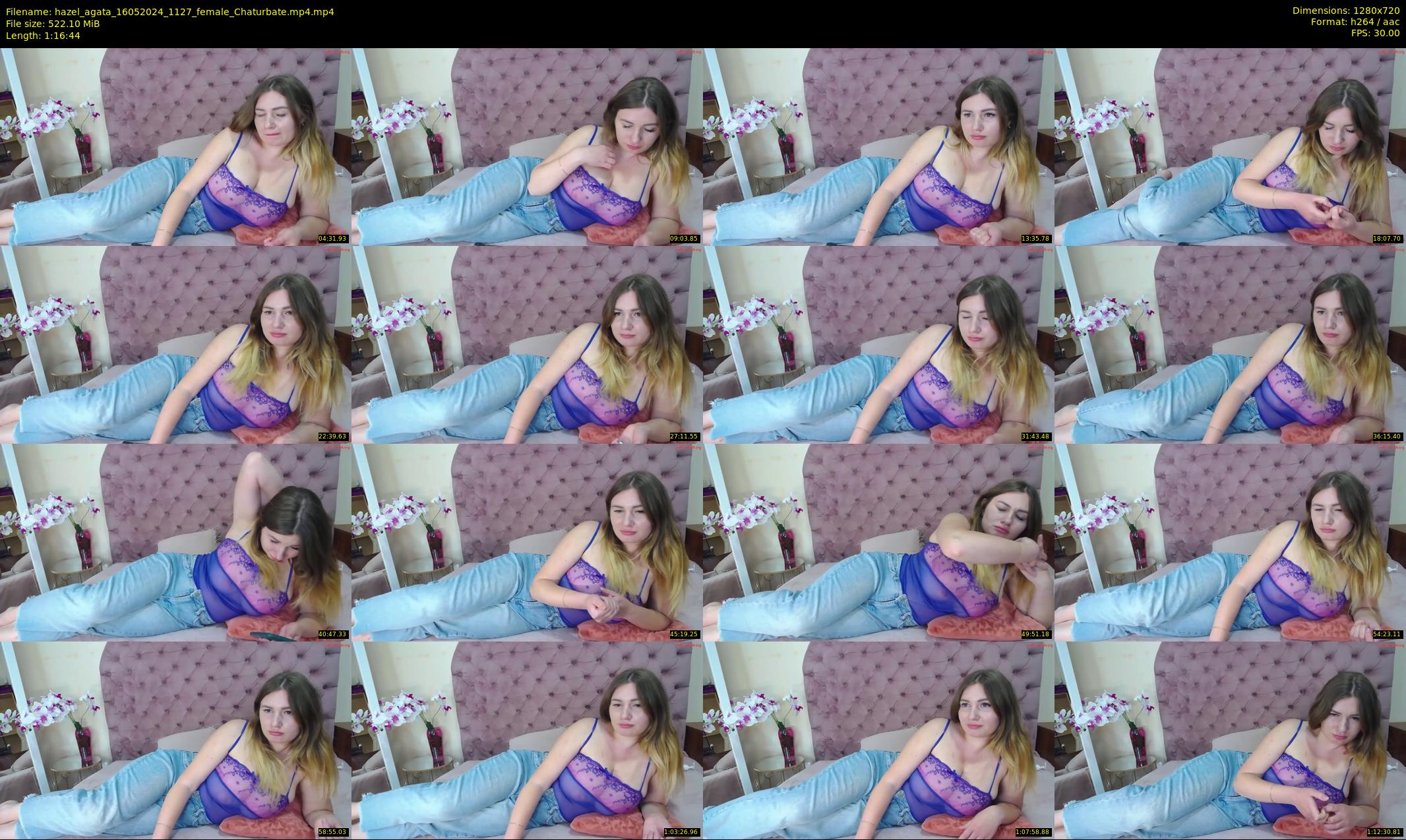 hazel_agata — 77 minute Chaturbate female cam show recording, 720p, May 16, 2024