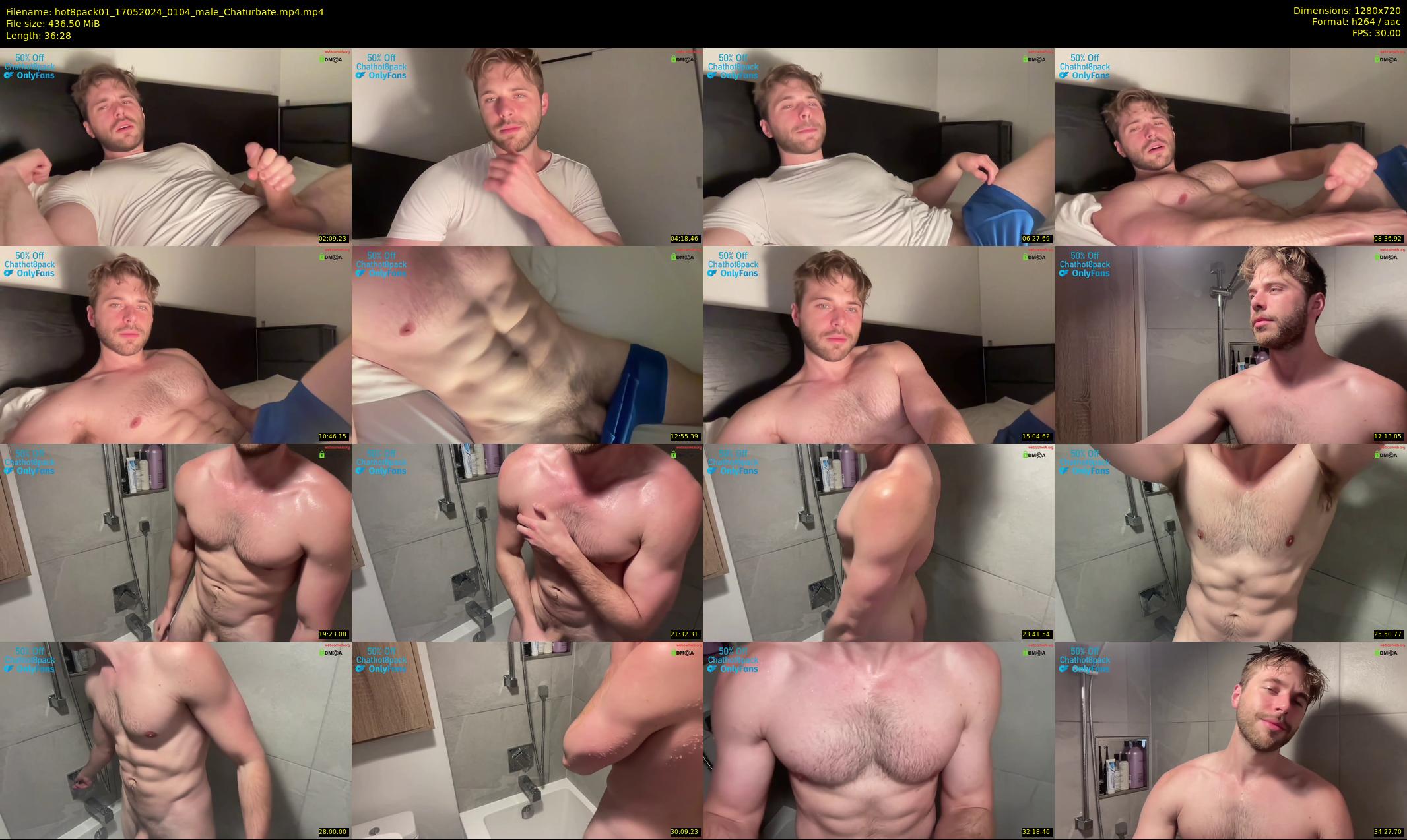 hot8pack01 — 37 minute Chaturbate male cam show recording, 720p, May 17, 2024