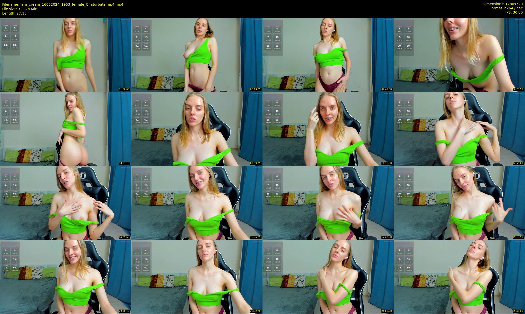 jam_cream — 28 minute Chaturbate female cam show recording, 720p, May 16, 2024