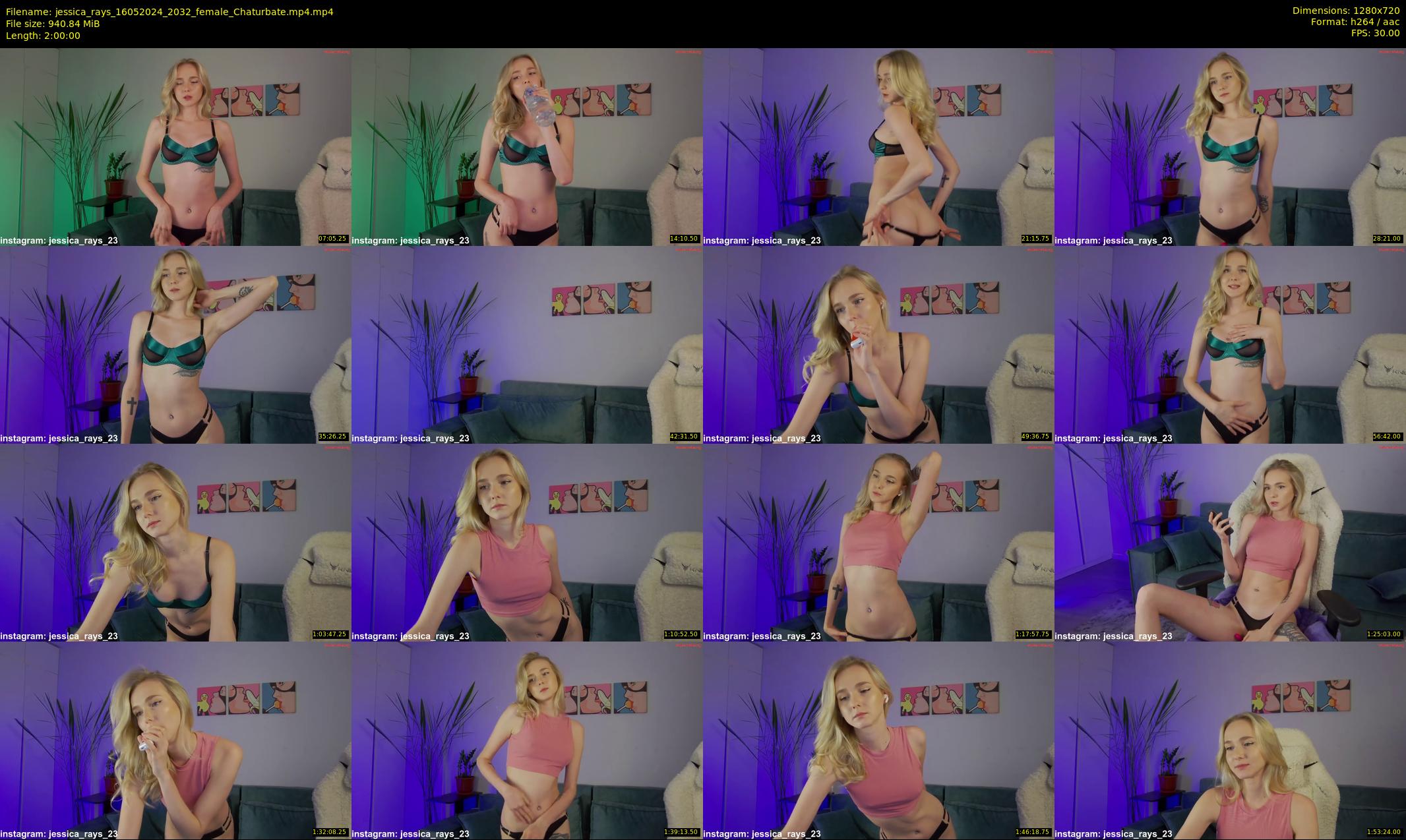 jessica_rays — 120 minute Chaturbate couple cam show recording, 720p, May 16, 2024