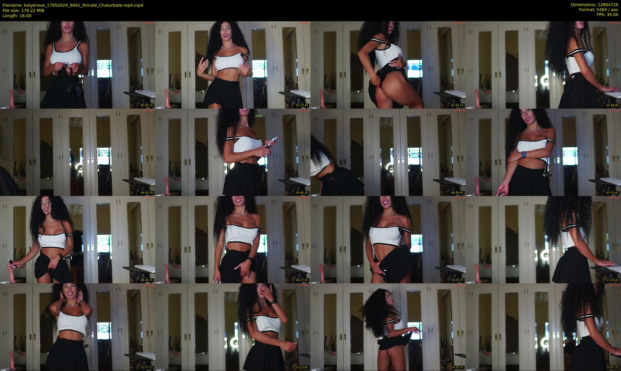 katyerave — 16 minute Chaturbate female cam show recording, 720p, May 17, 2024