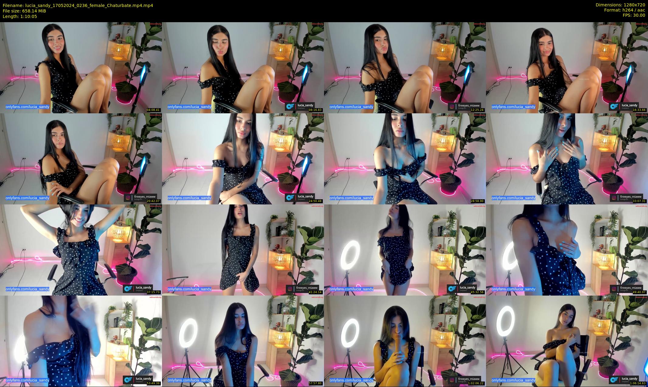 lucia_sandy — 71 minute Chaturbate female cam show recording, 720p, May 17, 2024