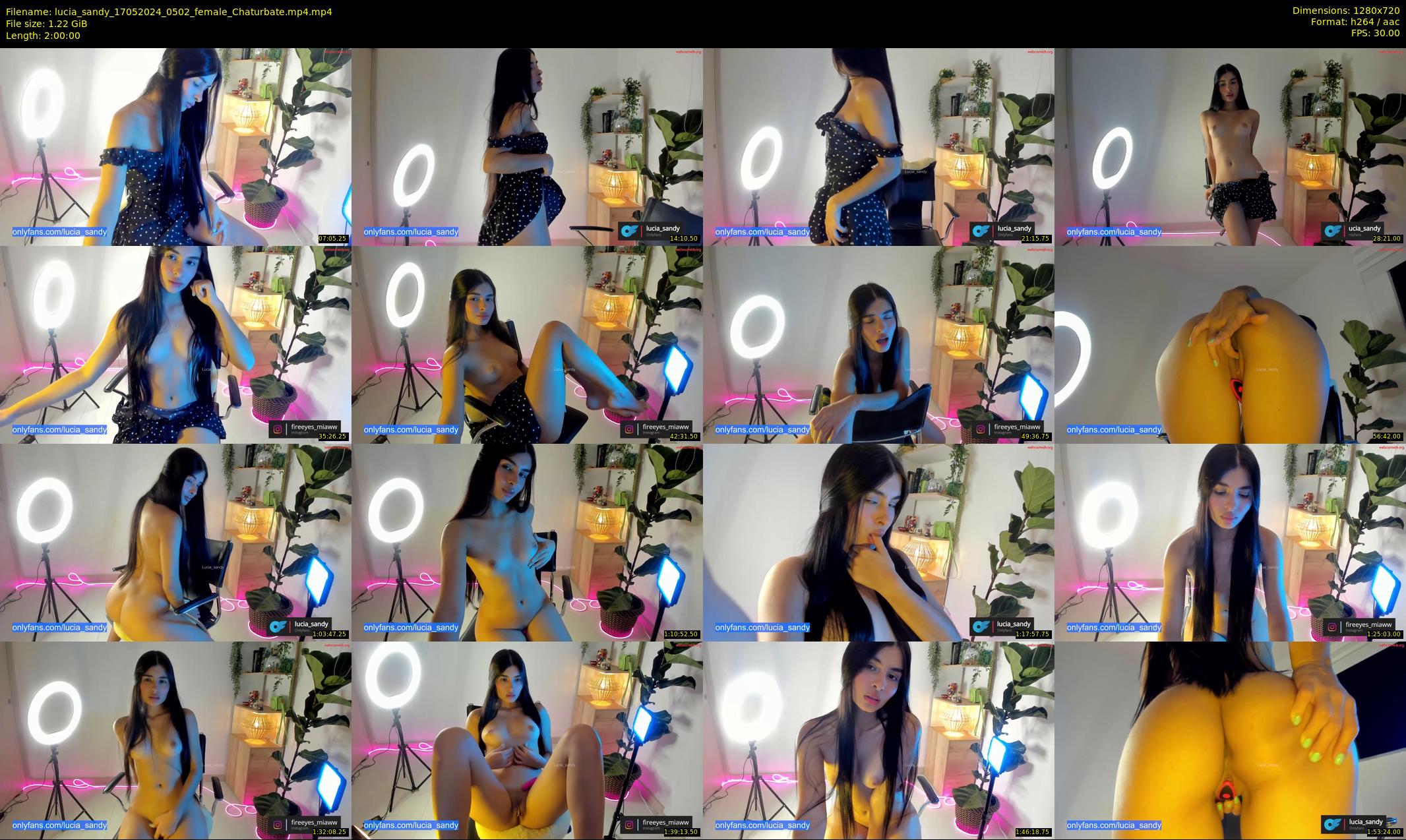 lucia_sandy — 120 minute Chaturbate female cam show recording, 720p, May 17, 2024