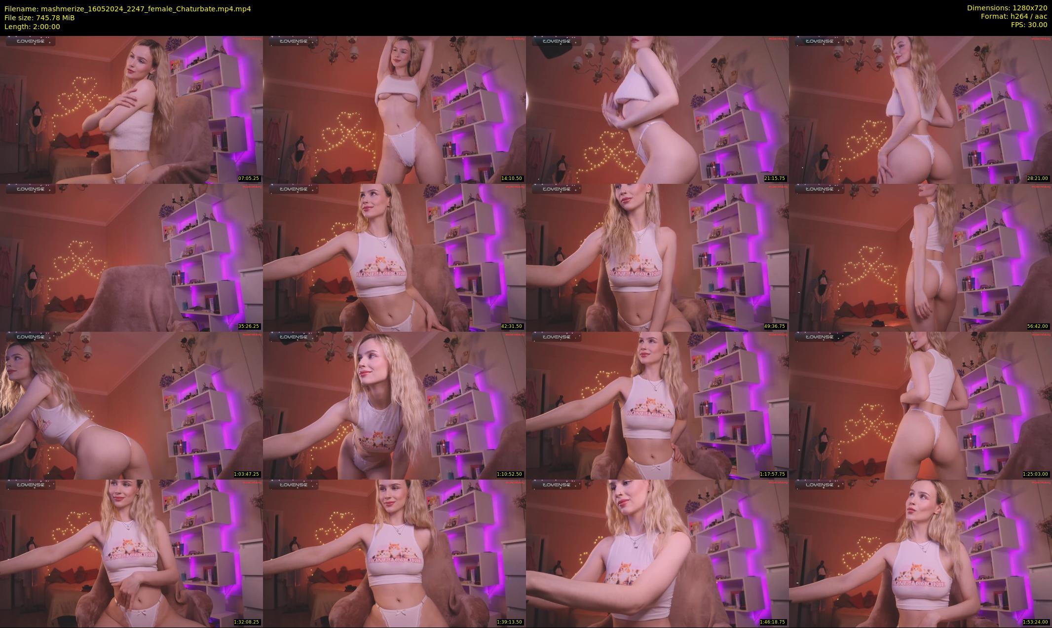 mashmerize — 120 minute Chaturbate female cam show recording, 720p, May 16, 2024