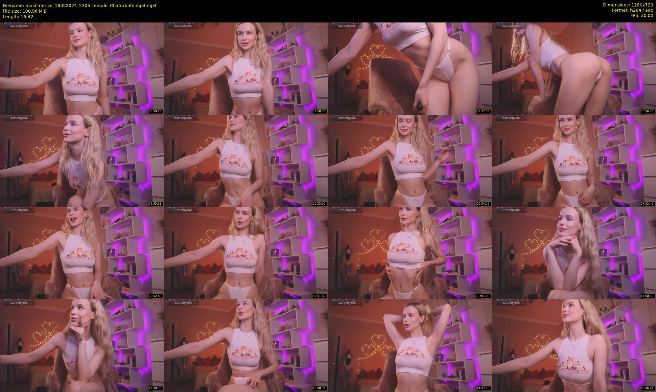 mashmerize — 17 minute Chaturbate female cam show recording, 720p, May 16, 2024