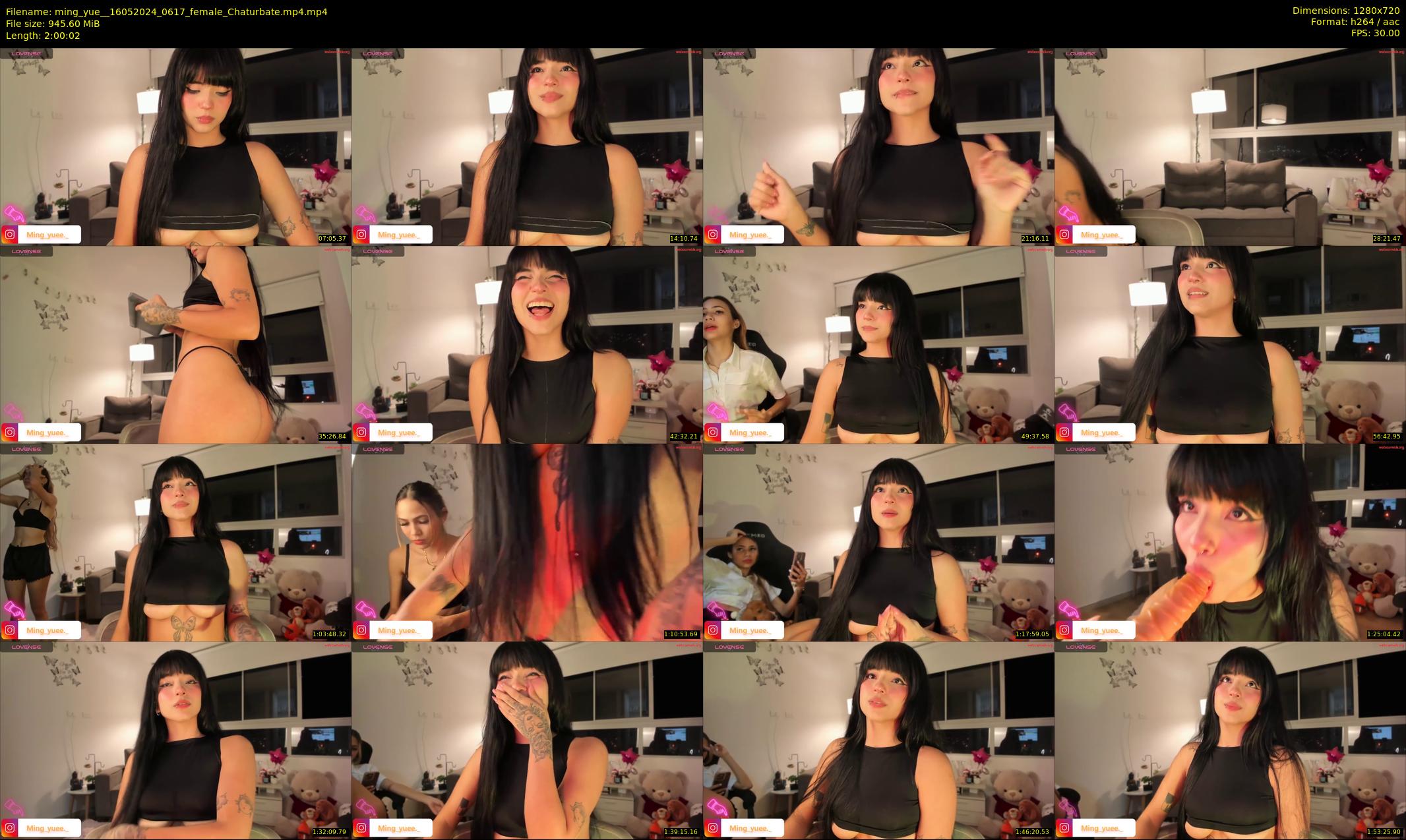 ming_yue_ — 121 minute Chaturbate female cam show recording, 720p, May 16, 2024