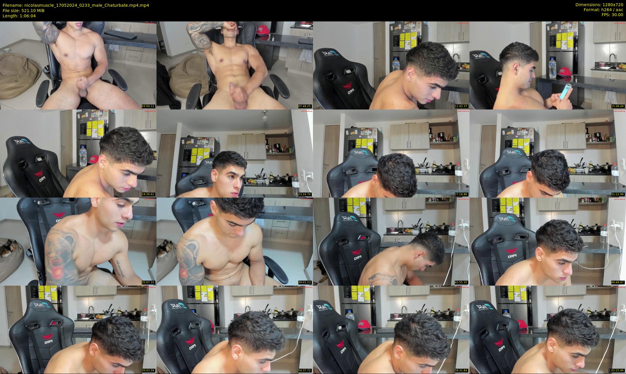 nicolasmuscle — 67 minute Chaturbate male cam show recording, 720p, May 17, 2024