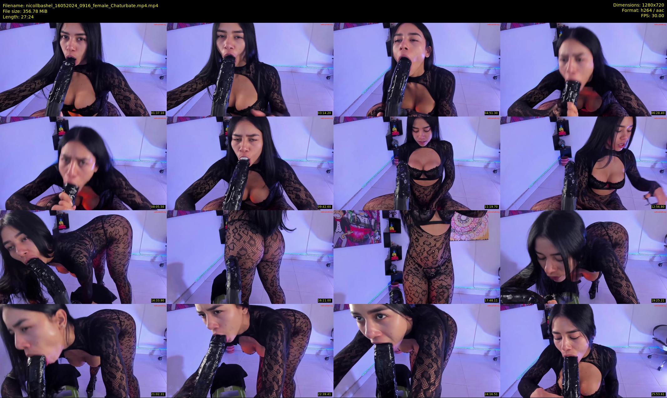 nicollbashel — 28 minute Chaturbate female cam show recording, 720p, May 16, 2024