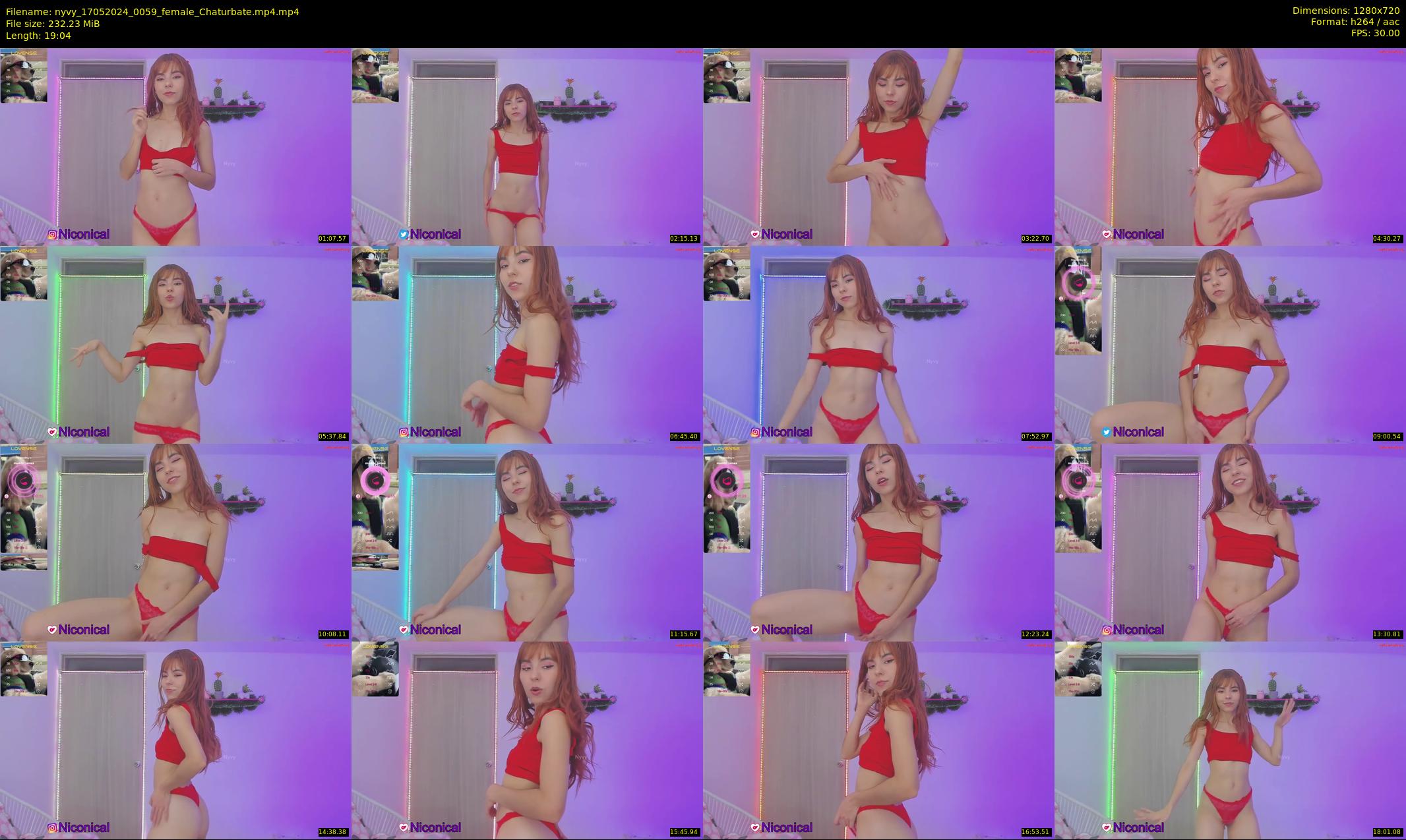 nyvy — 20 minute Chaturbate female cam show recording, 720p, May 17, 2024