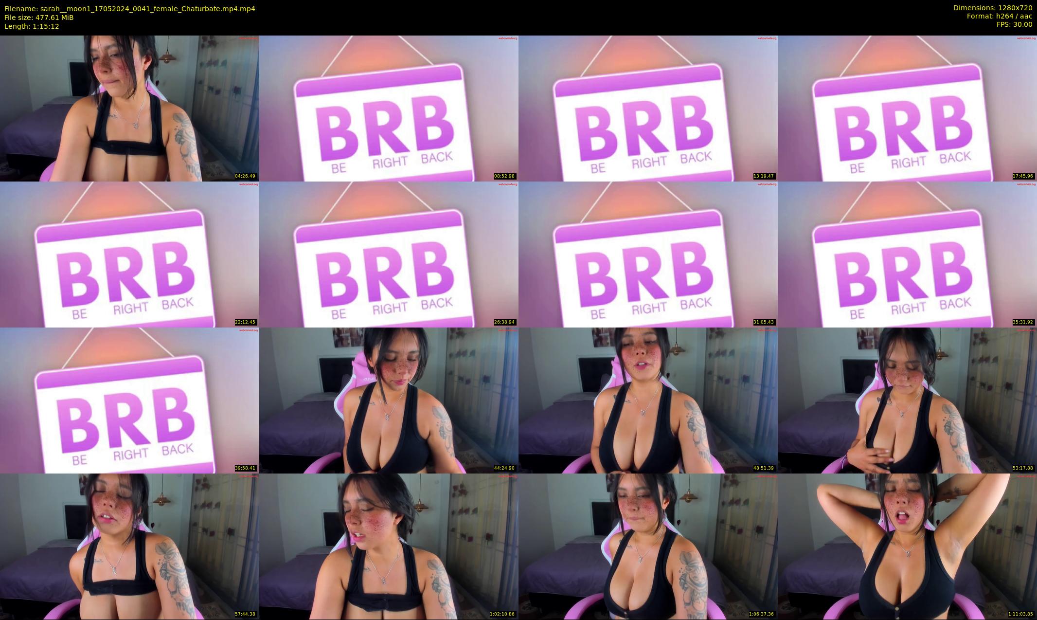 sarah__moon1 — 76 minute Chaturbate female cam show recording, 720p, May 17, 2024