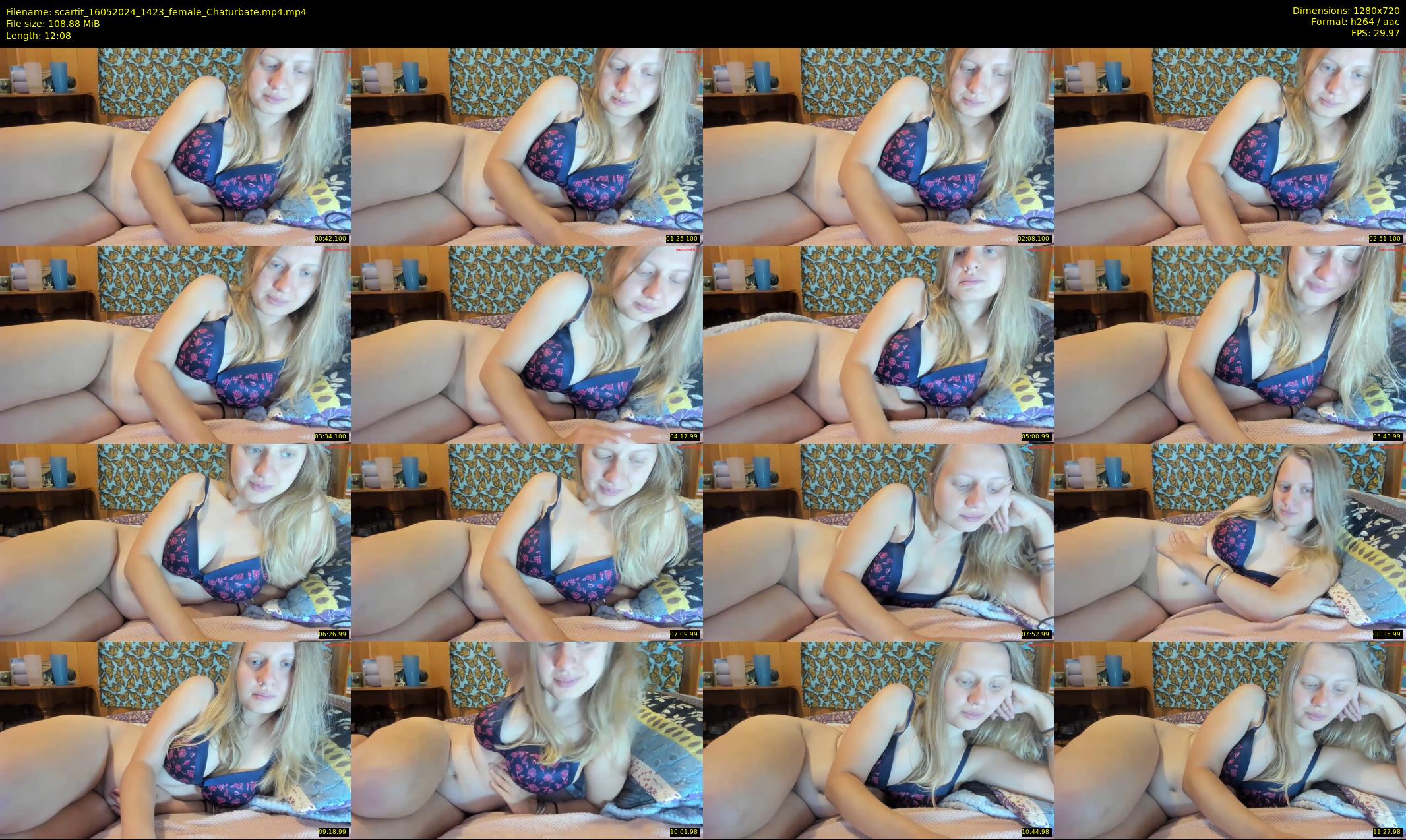 scartit — 13 minute Chaturbate female cam show recording, 720p, May 16, 2024