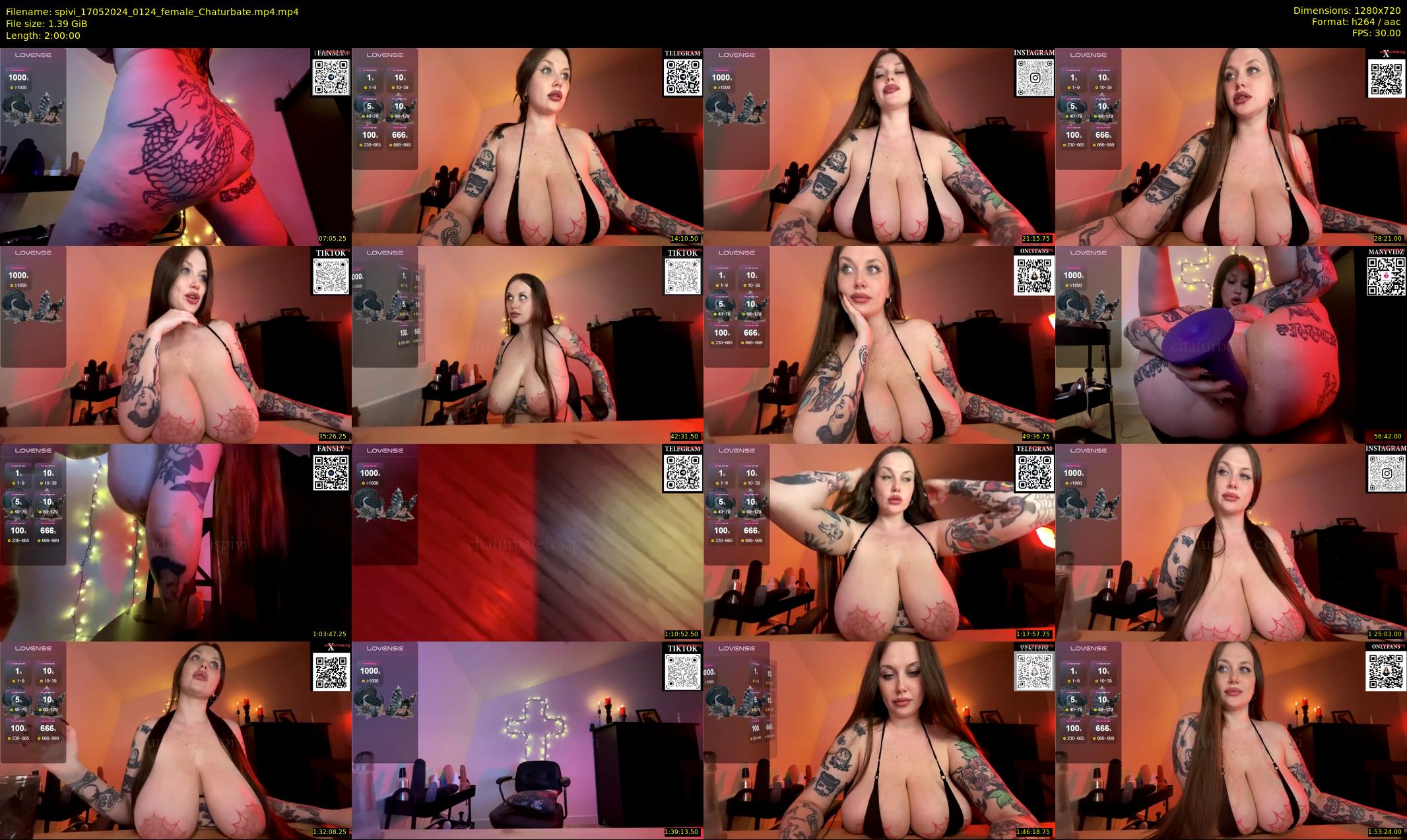 spivi — 120 minute Chaturbate female cam show recording, 720p, May 17, 2024