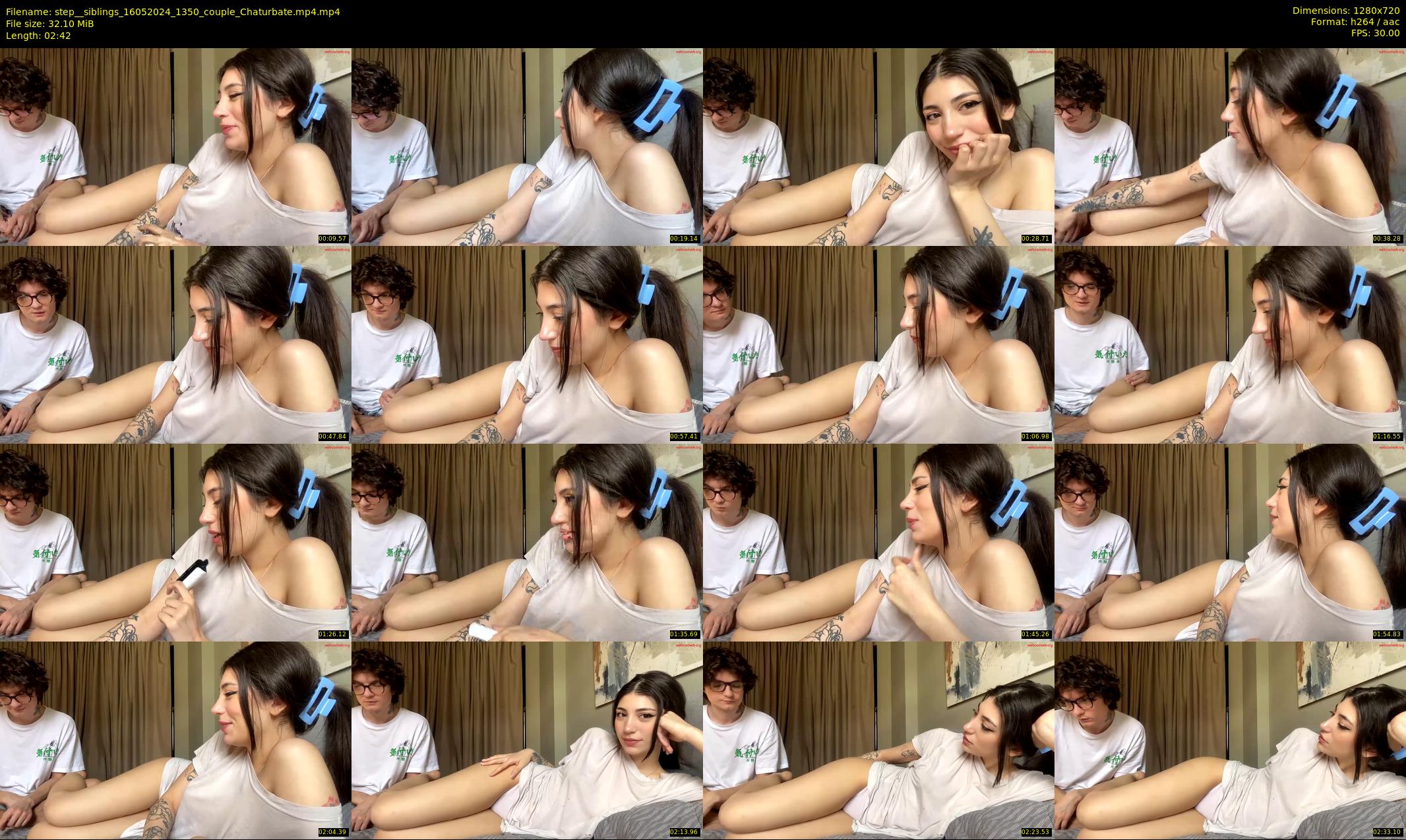step__siblings — 3 minute Chaturbate couple cam show recording, 720p, May 16, 2024