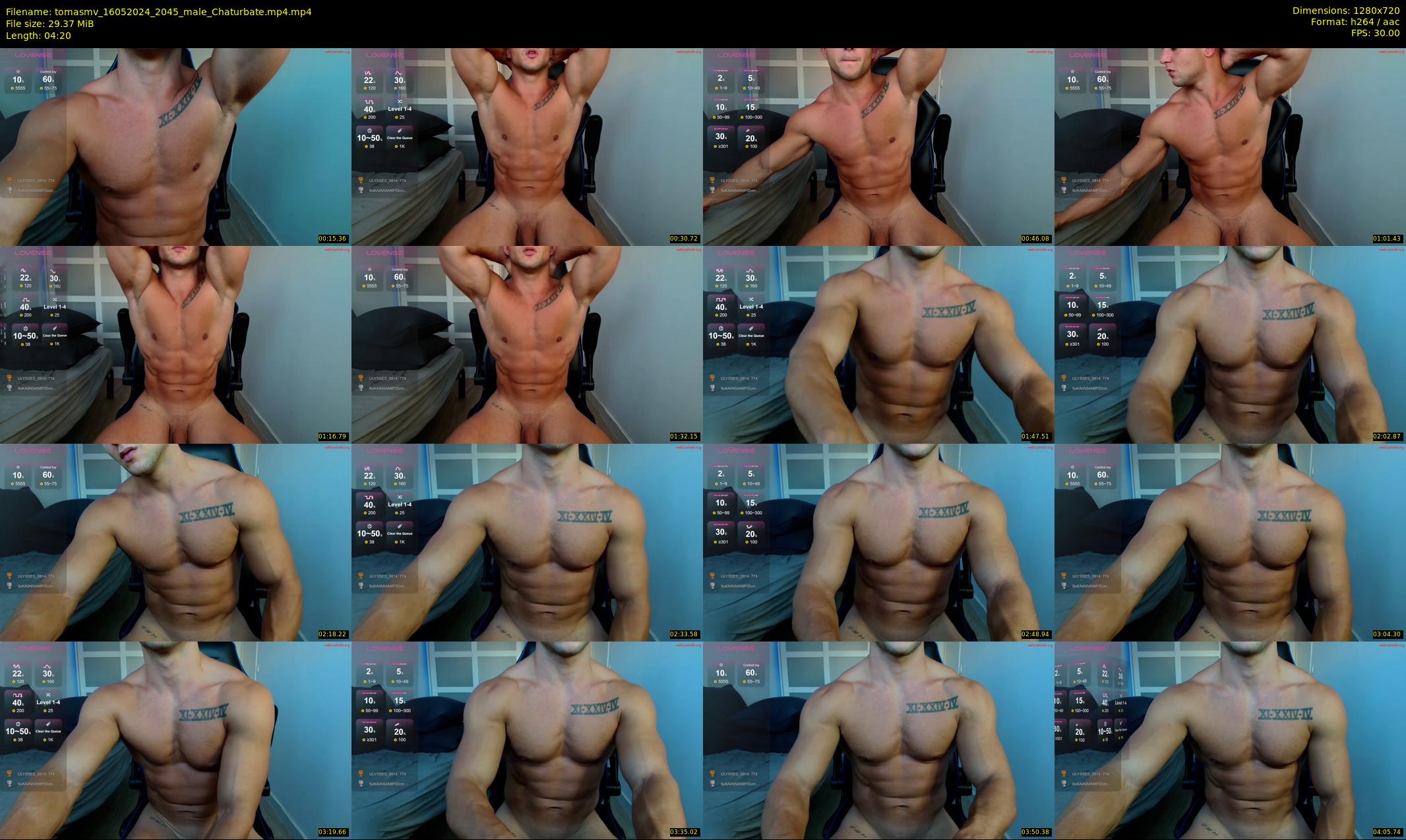 tomasmv — 5 minute Chaturbate male cam show recording, 720p, May 16, 2024