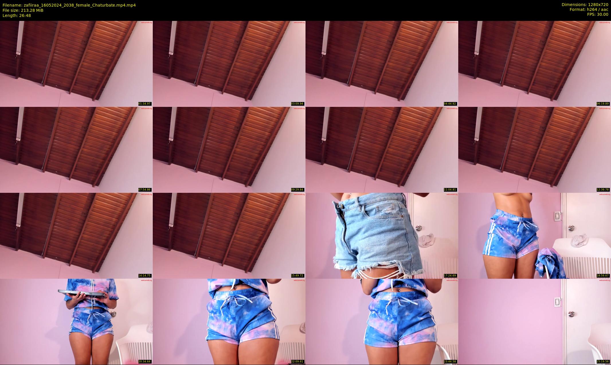 zafiiraa — 27 minute Chaturbate female cam show recording, 720p, May 16, 2024