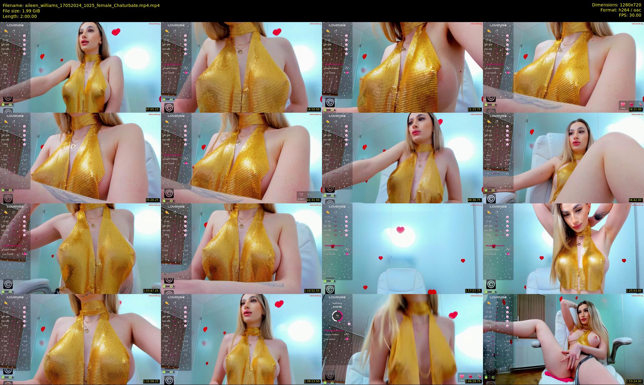 aileen_williams — 120 minute Chaturbate female cam show recording, 720p, May 17, 2024