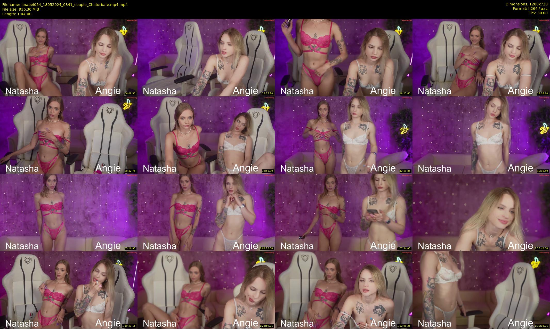 anabel054 — 104 minute Chaturbate female cam show recording, 720p, May 18, 2024