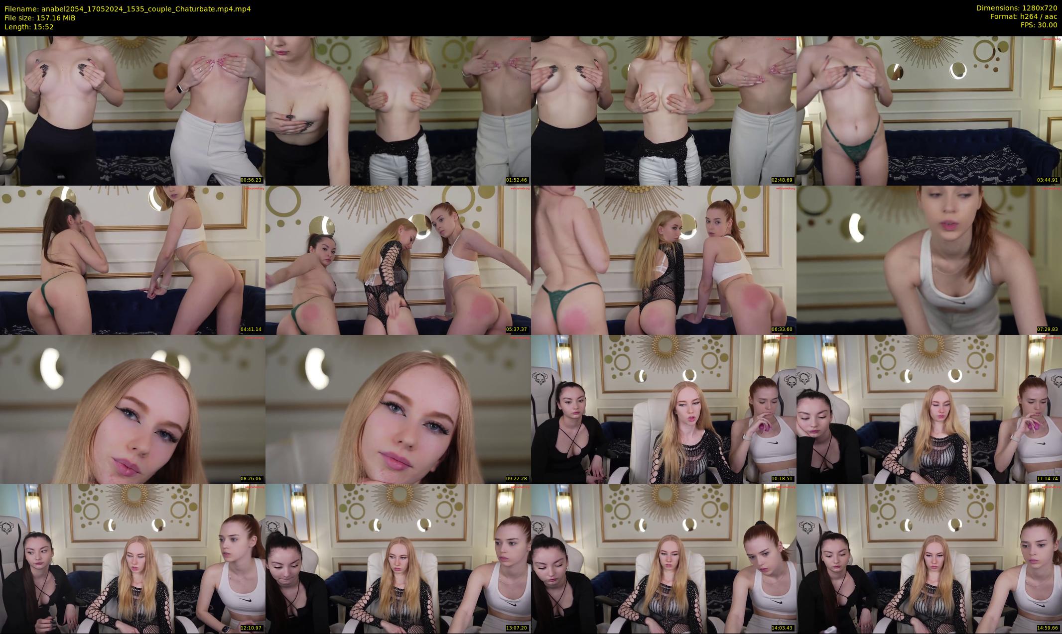 anabel2054 — 16 minute Chaturbate female cam show recording, 720p, May 17, 2024