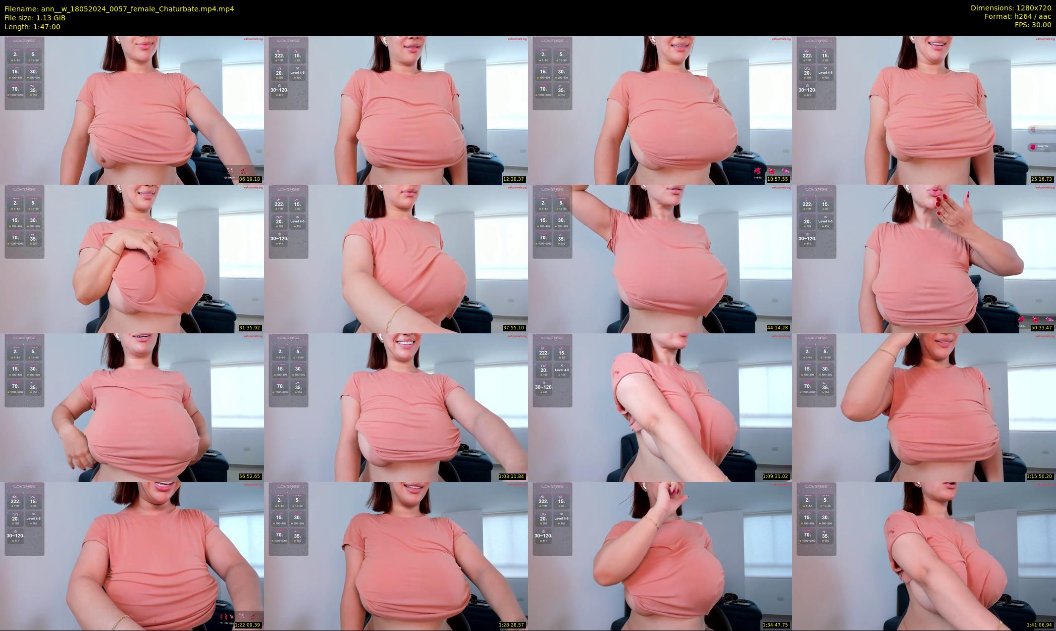 ann__w — 107 minute Chaturbate female cam show recording, 720p, May 18, 2024