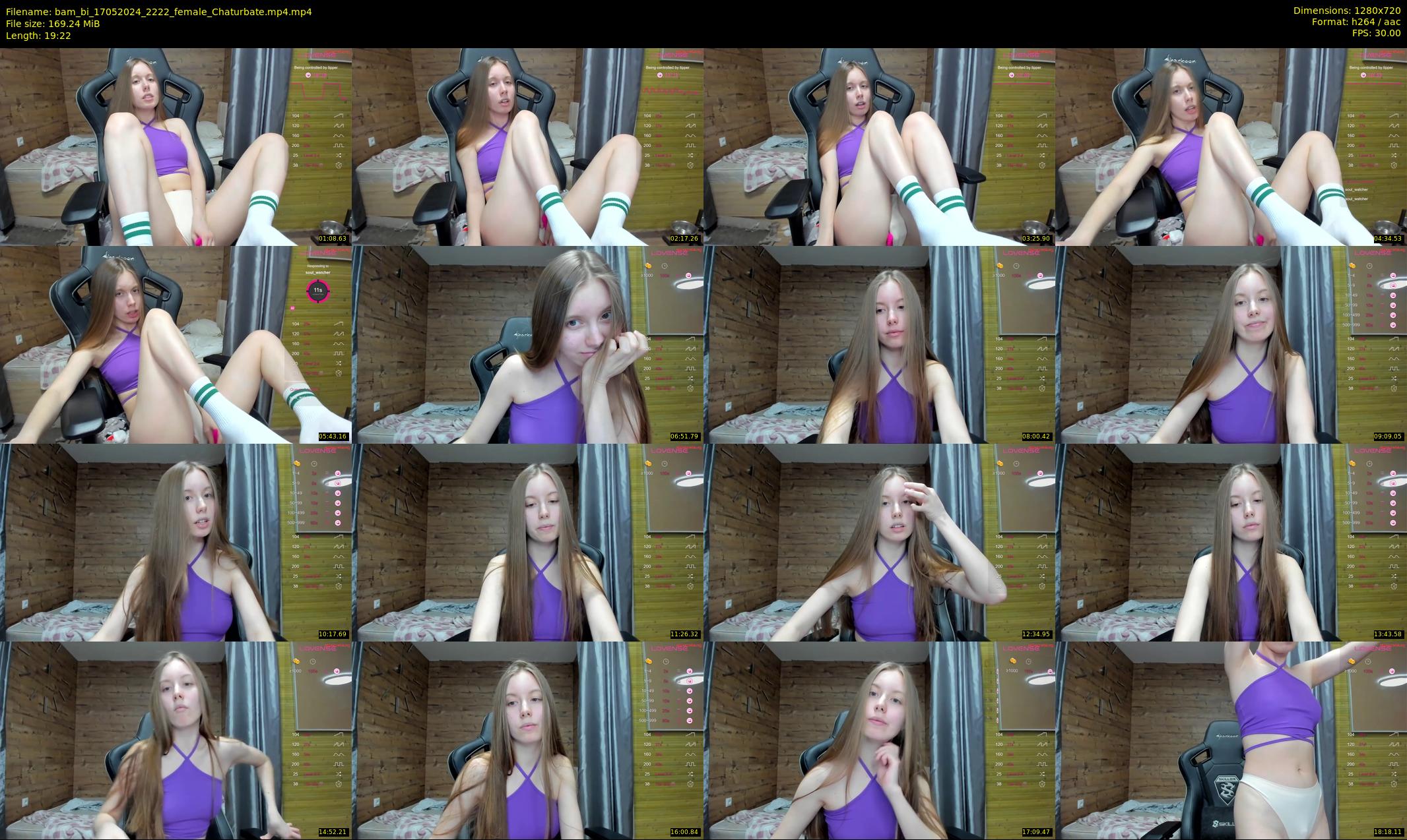 bam_bi — 20 minute Chaturbate female cam show recording, 720p, May 17, 2024