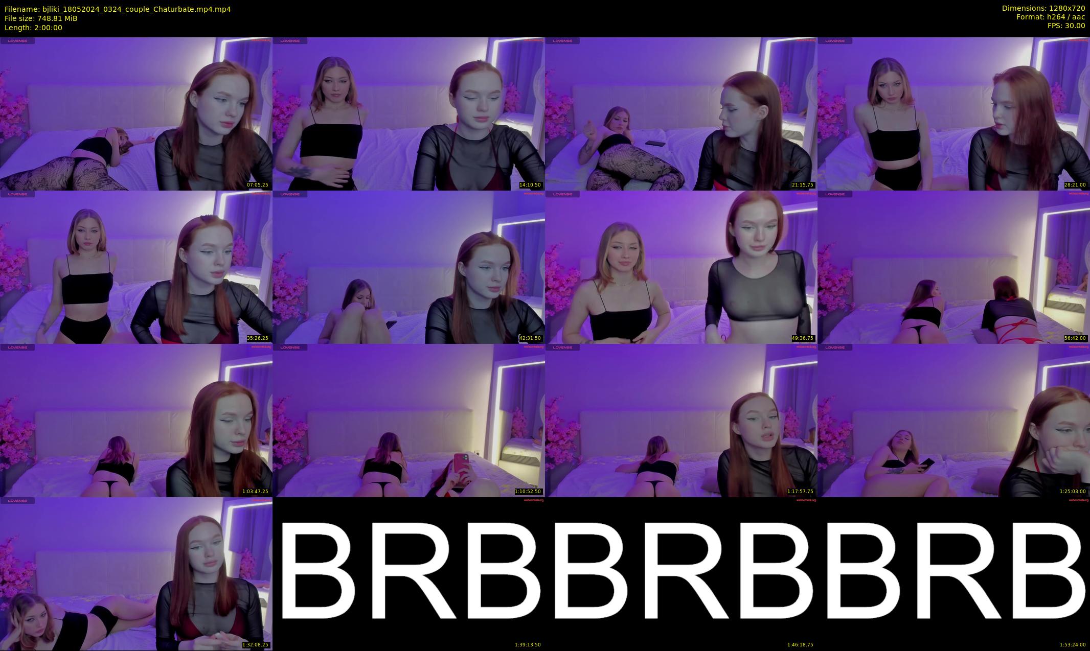 bjliki — 120 minute Chaturbate couple cam show recording, 720p, May 18, 2024