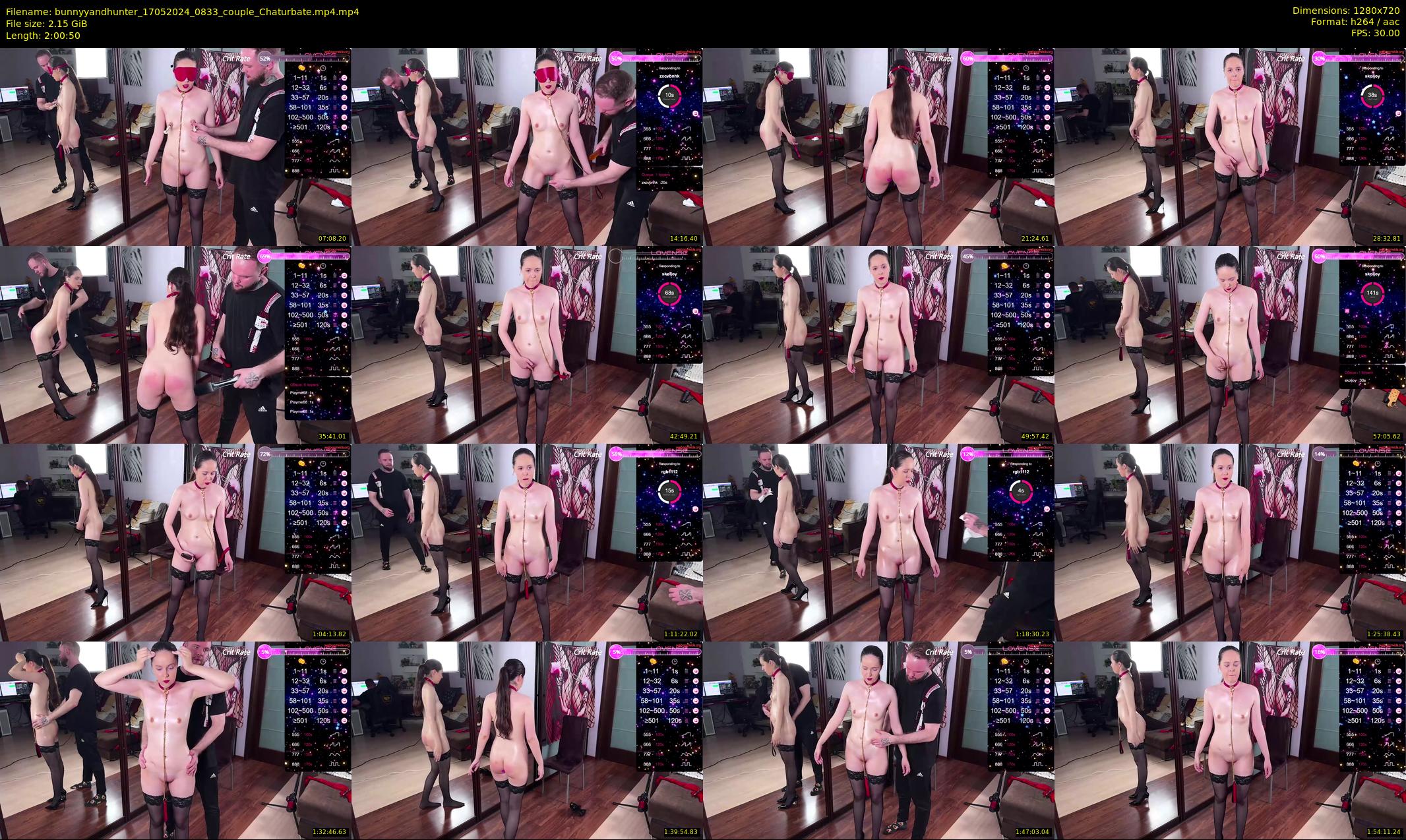 bunnyyandhunter — 121 minute Chaturbate couple cam show recording, 720p, May 17, 2024