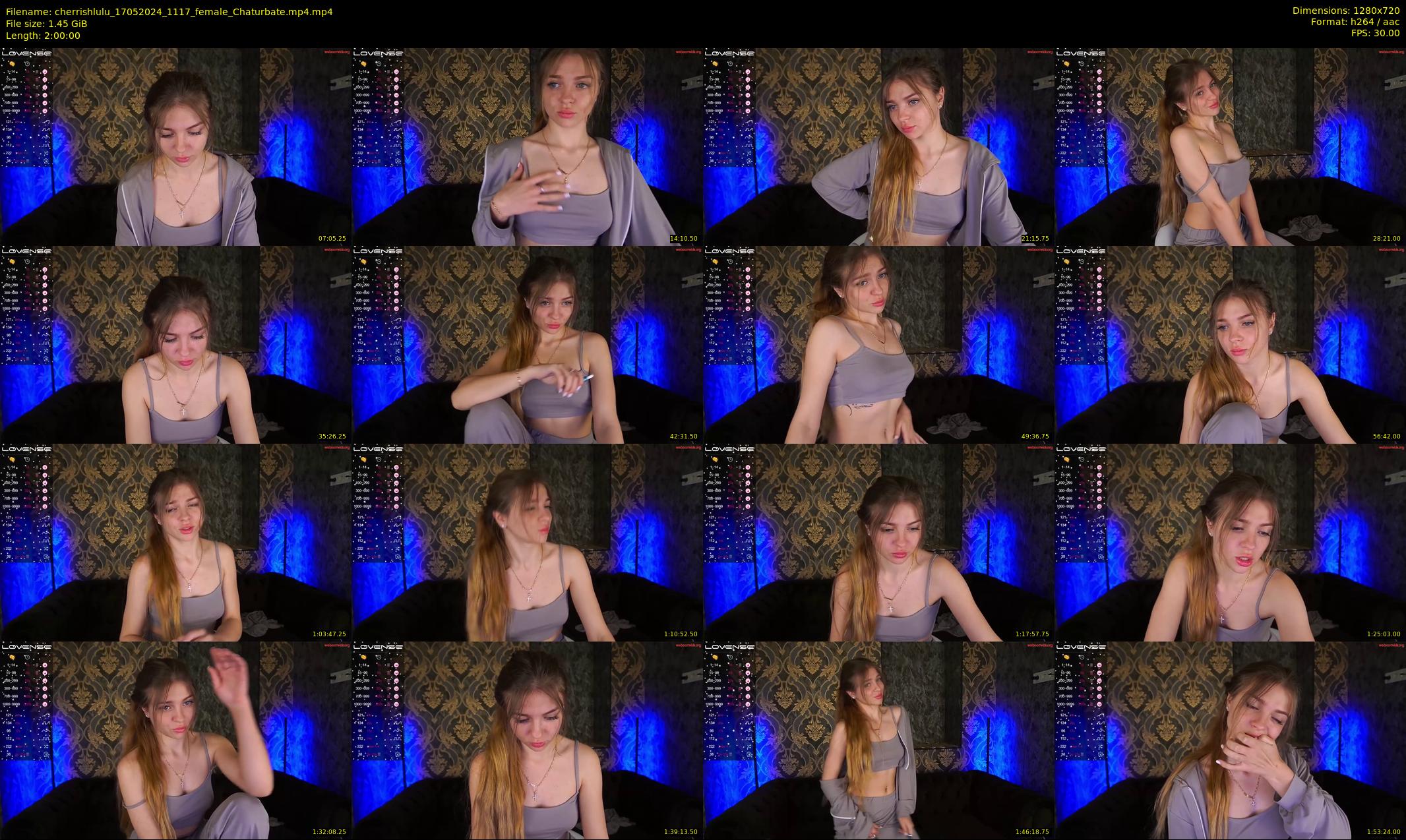 cherrishlulu — 120 minute Chaturbate female cam show recording, 720p, May 17, 2024