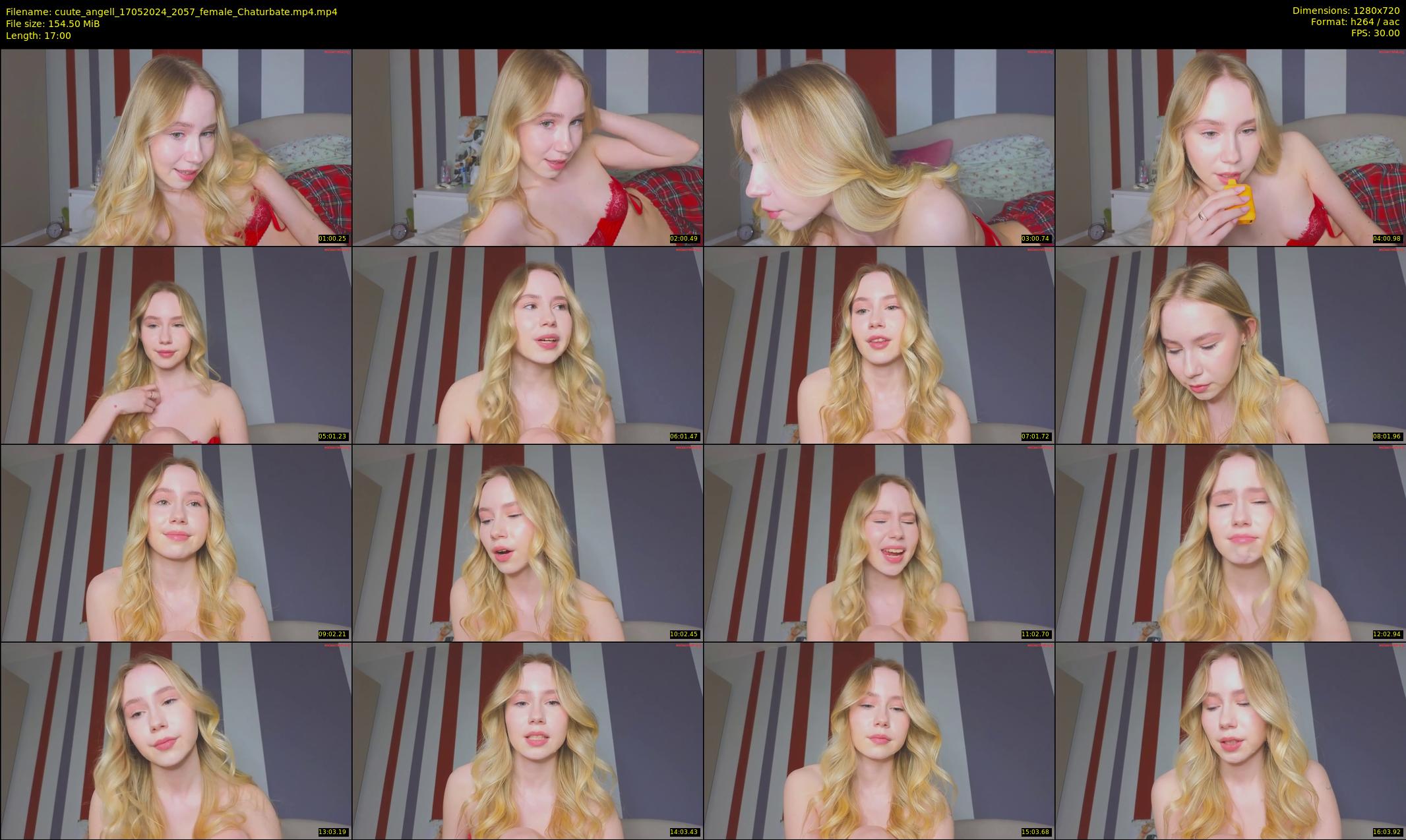 cuute_angell — 17 minute Chaturbate female cam show recording, 720p, May 17, 2024