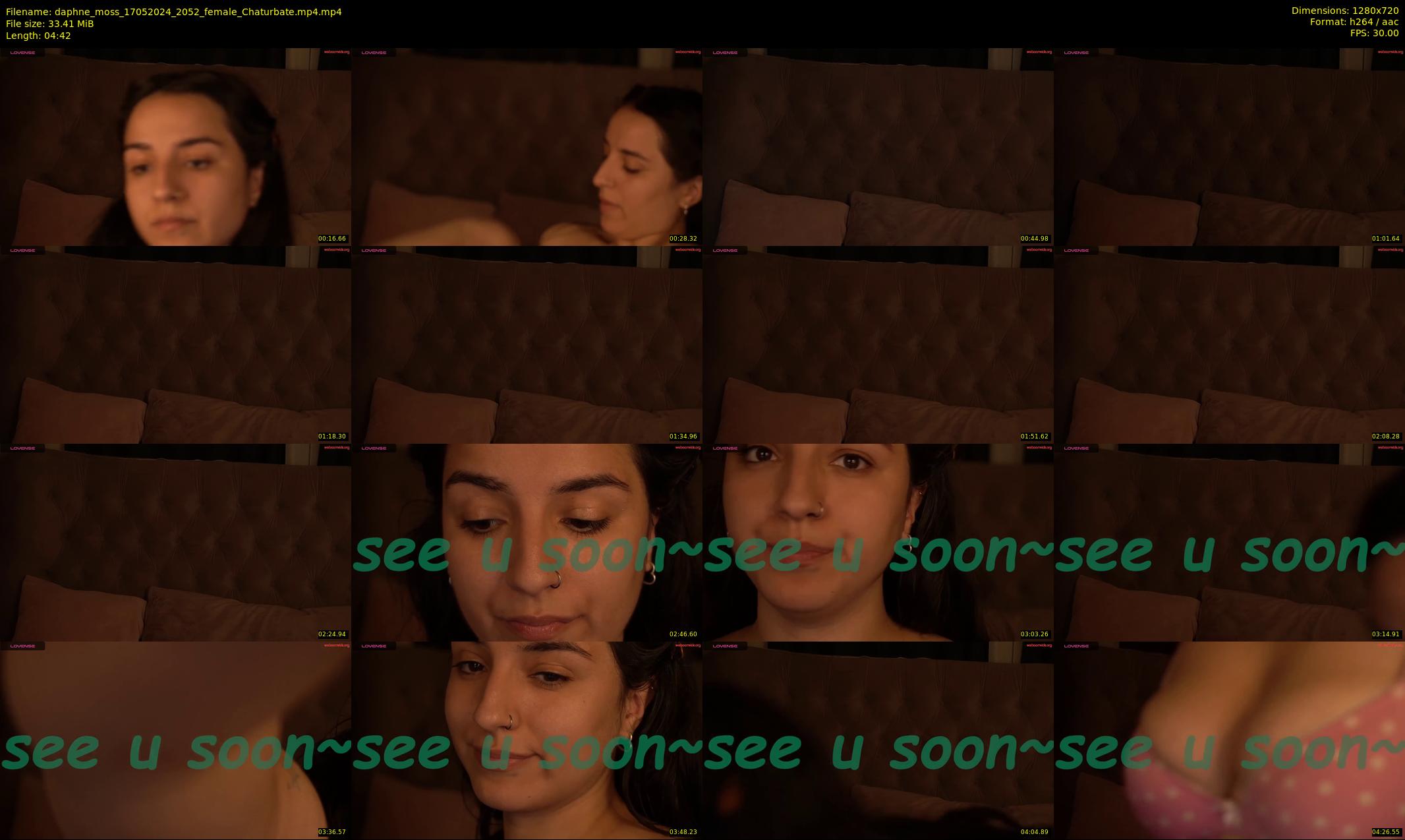 daphne_moss — 5 minute Chaturbate female cam show recording, 720p, May 17, 2024