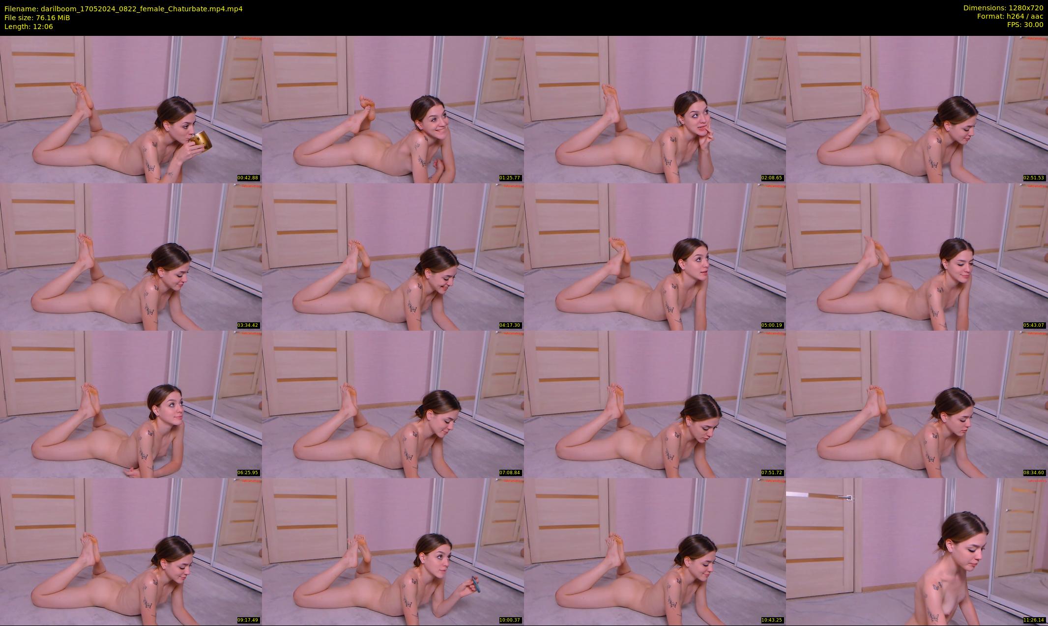 darilboom — 13 minute Chaturbate female cam show recording, 720p, May 17, 2024