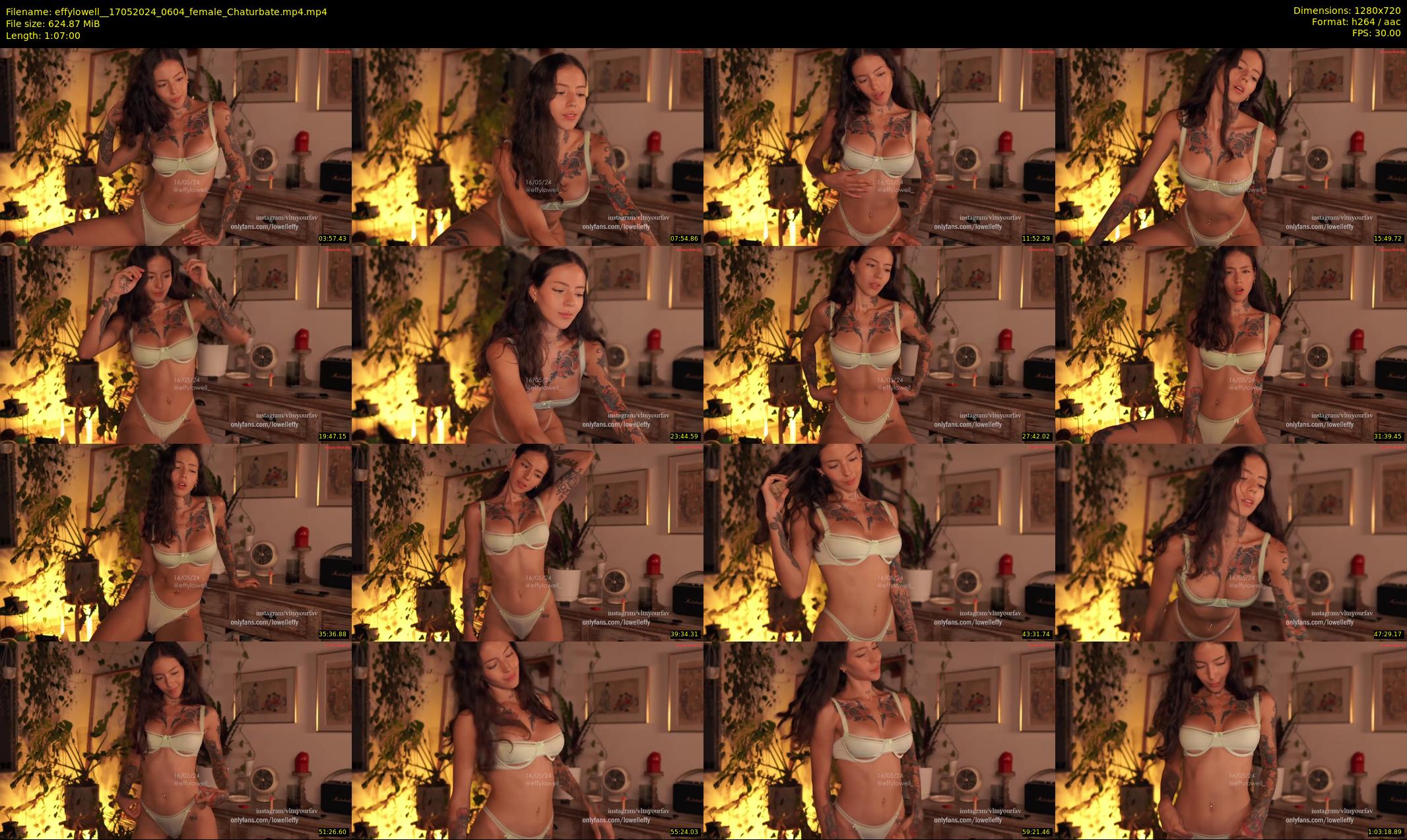 effylowell_ — 67 minute Chaturbate female cam show recording, 720p, May 17, 2024