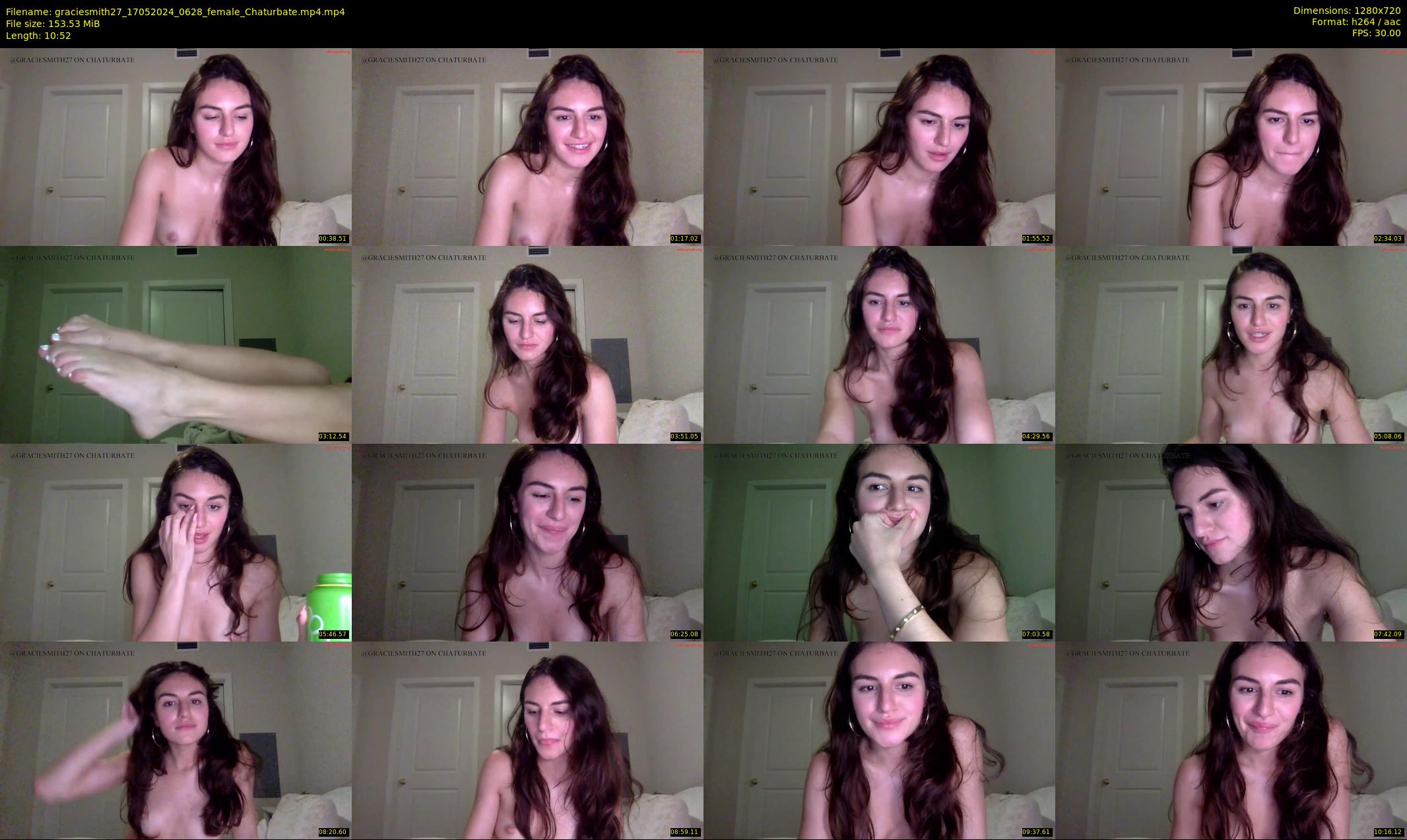 graciesmith27 — 11 minute Chaturbate female cam show recording, 720p, May 17, 2024