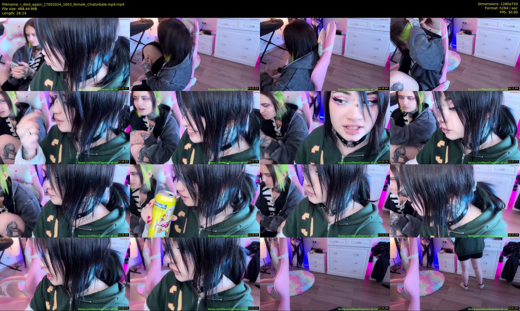 i_died_again — 27 minute Chaturbate female cam show recording, 720p, May 17, 2024