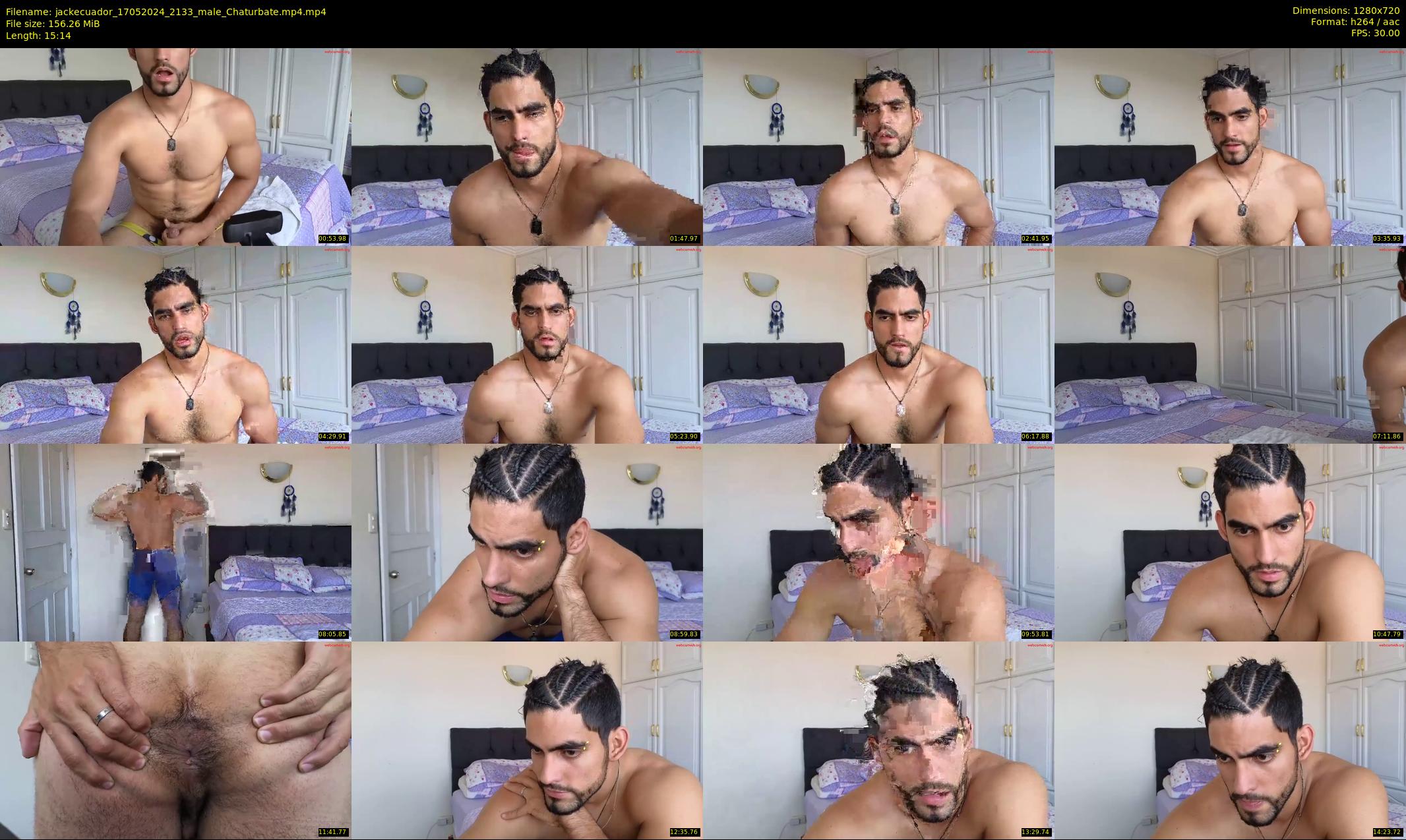 jackecuador — 16 minute Chaturbate male cam show recording, 720p, May 17, 2024
