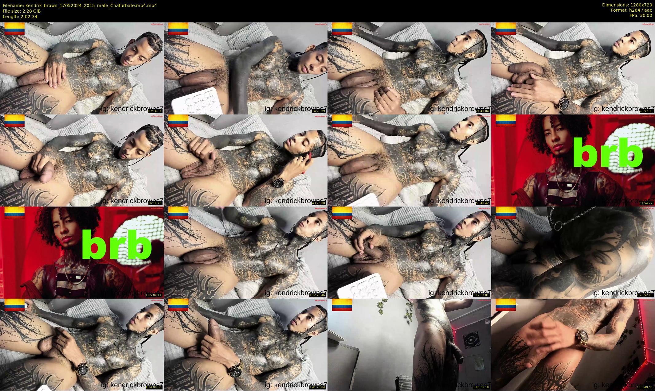 kendrik_brown — 123 minute Chaturbate male cam show recording, 720p, May 17, 2024