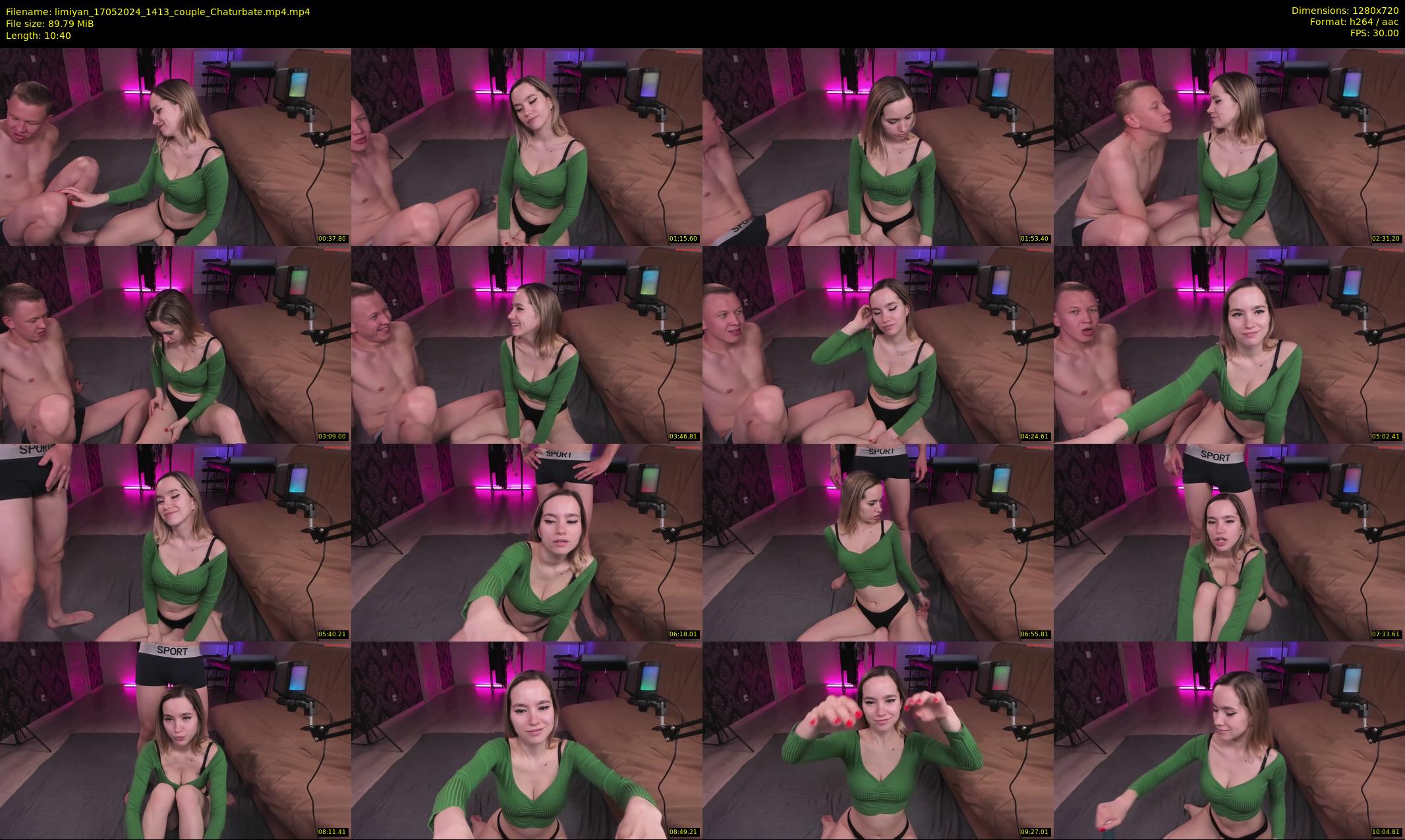 limiyan — 11 minute Chaturbate couple cam show recording, 720p, May 17, 2024