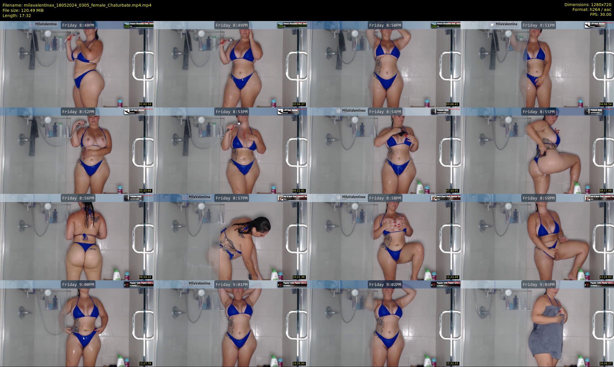 milavalentinax — 18 minute Chaturbate female cam show recording, 720p, May 18, 2024