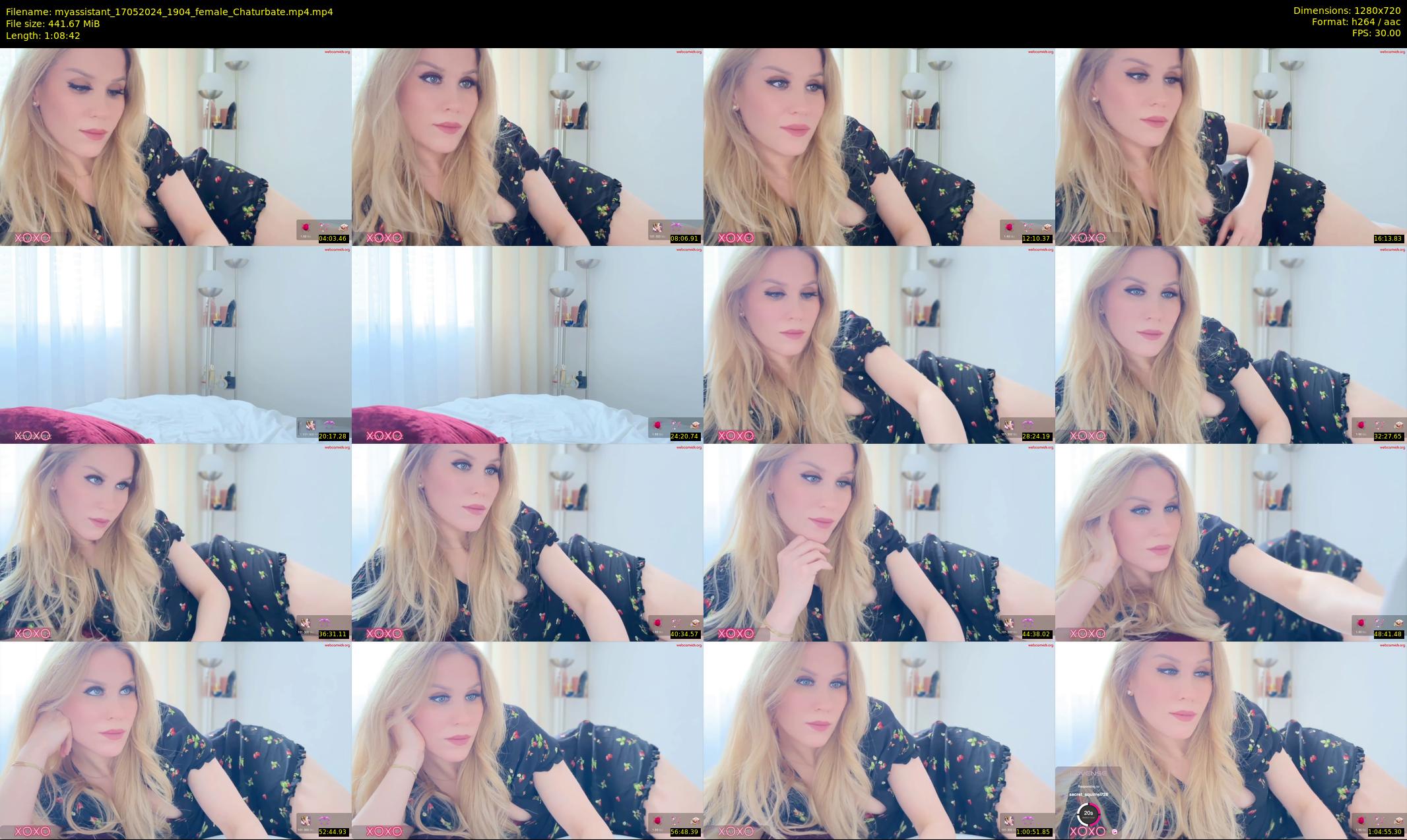 myassistant — 69 minute Chaturbate female cam show recording, 720p, May 17, 2024