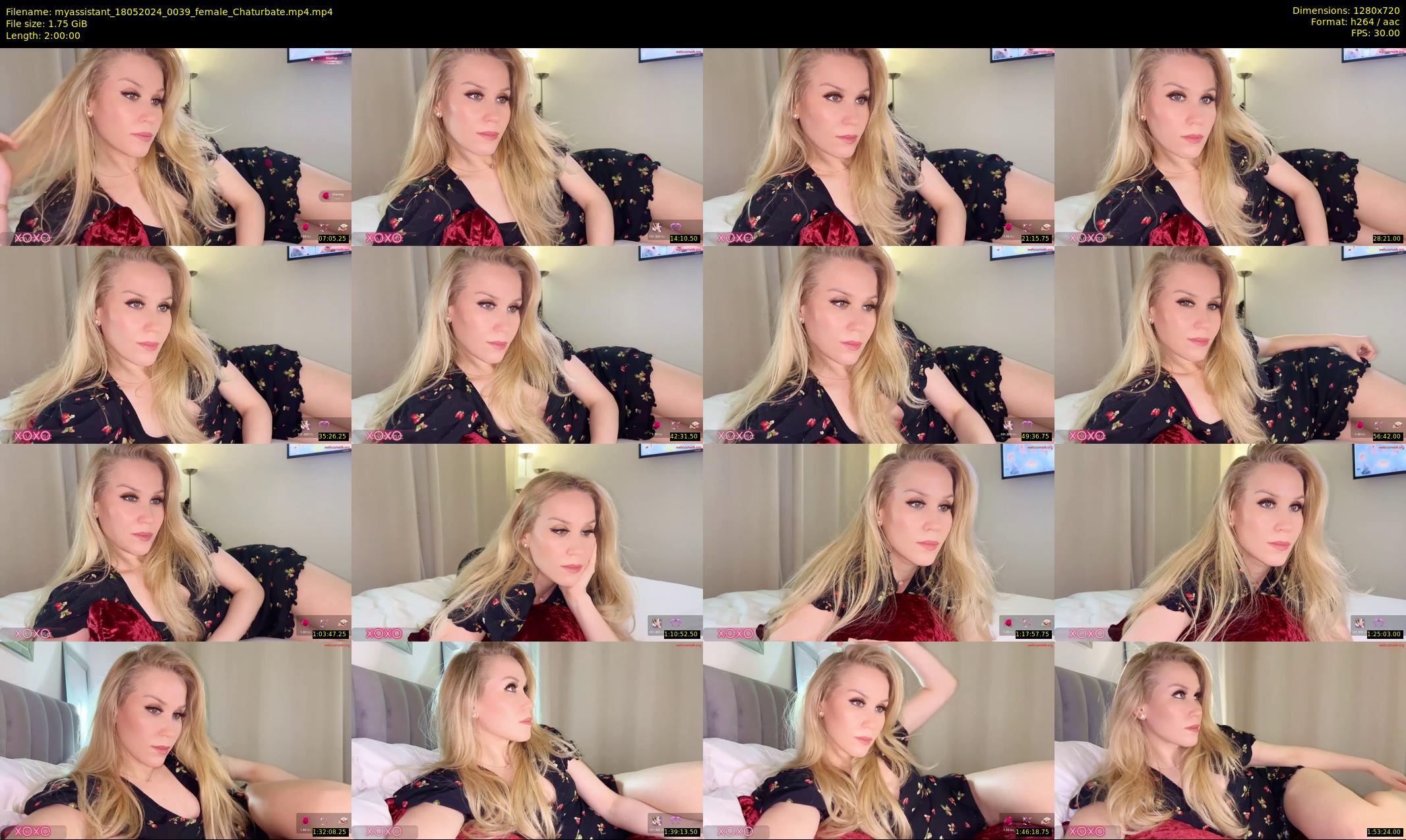myassistant — 120 minute Chaturbate female cam show recording, 720p, May 18, 2024