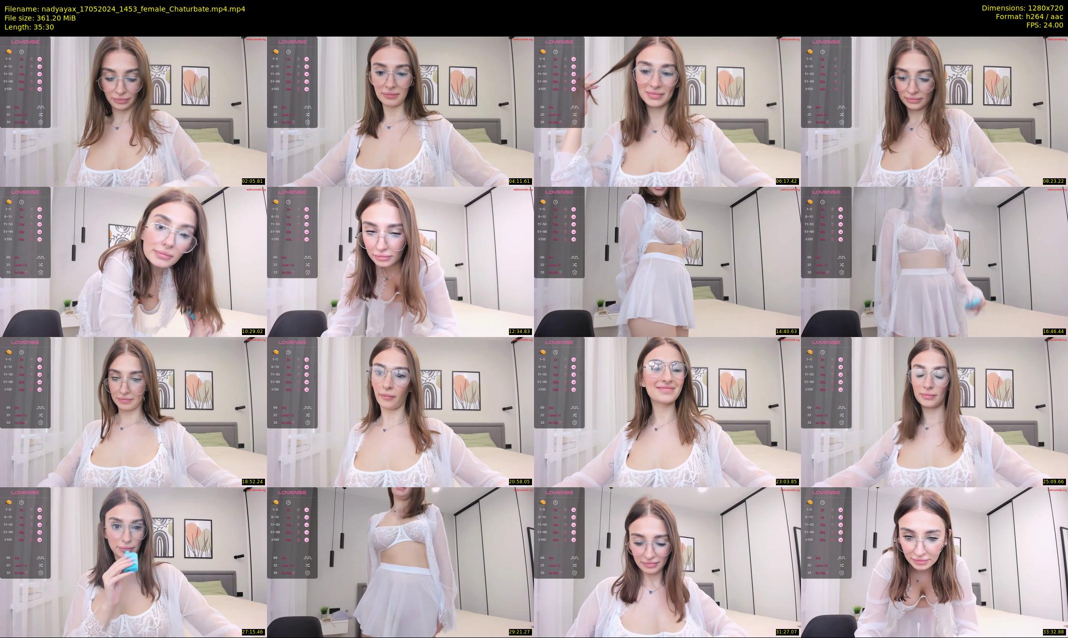 nadyayax — 36 minute Chaturbate female cam show recording, 720p, May 17, 2024