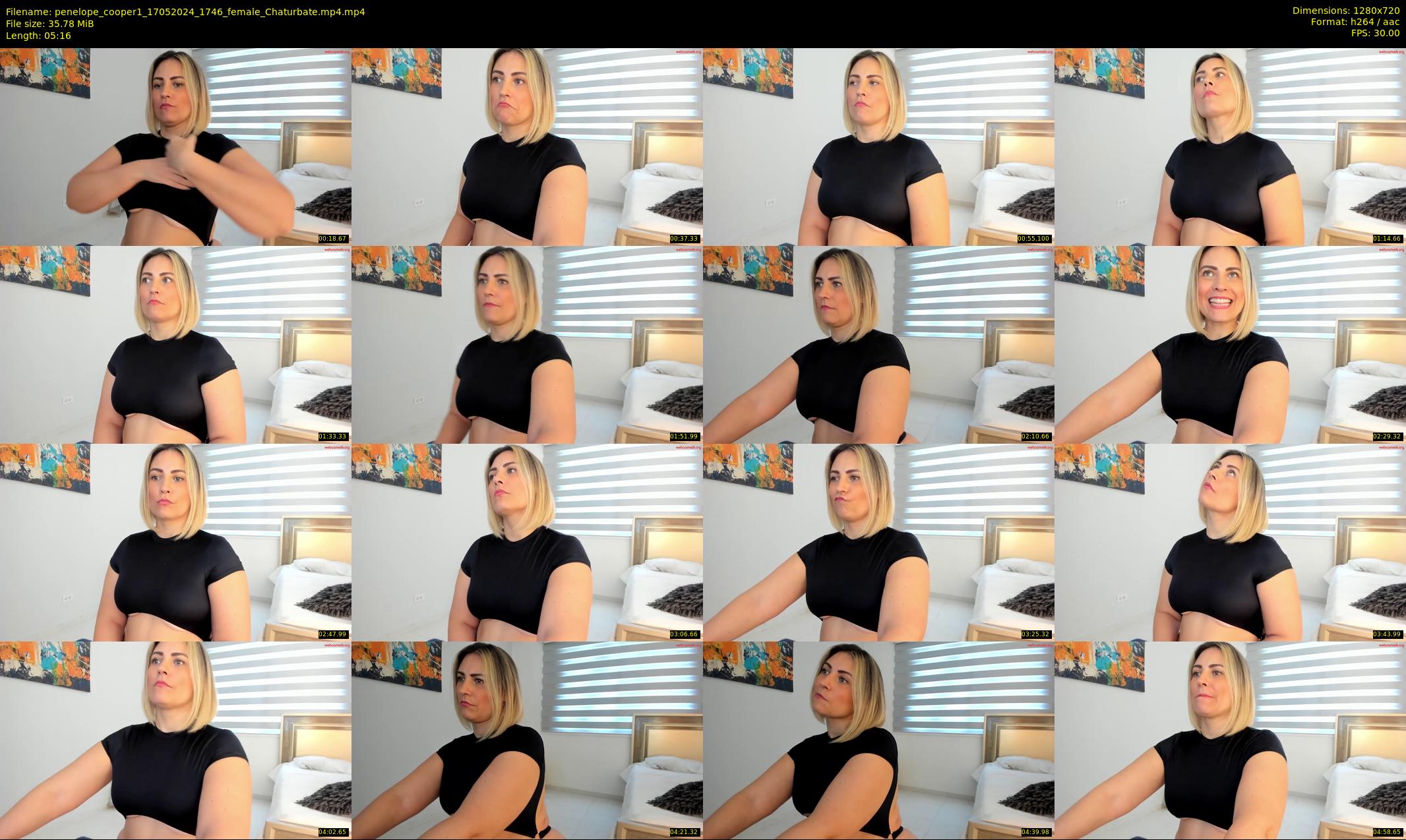 penelope_cooper1 — 6 minute Chaturbate female cam show recording, 720p, May 17, 2024