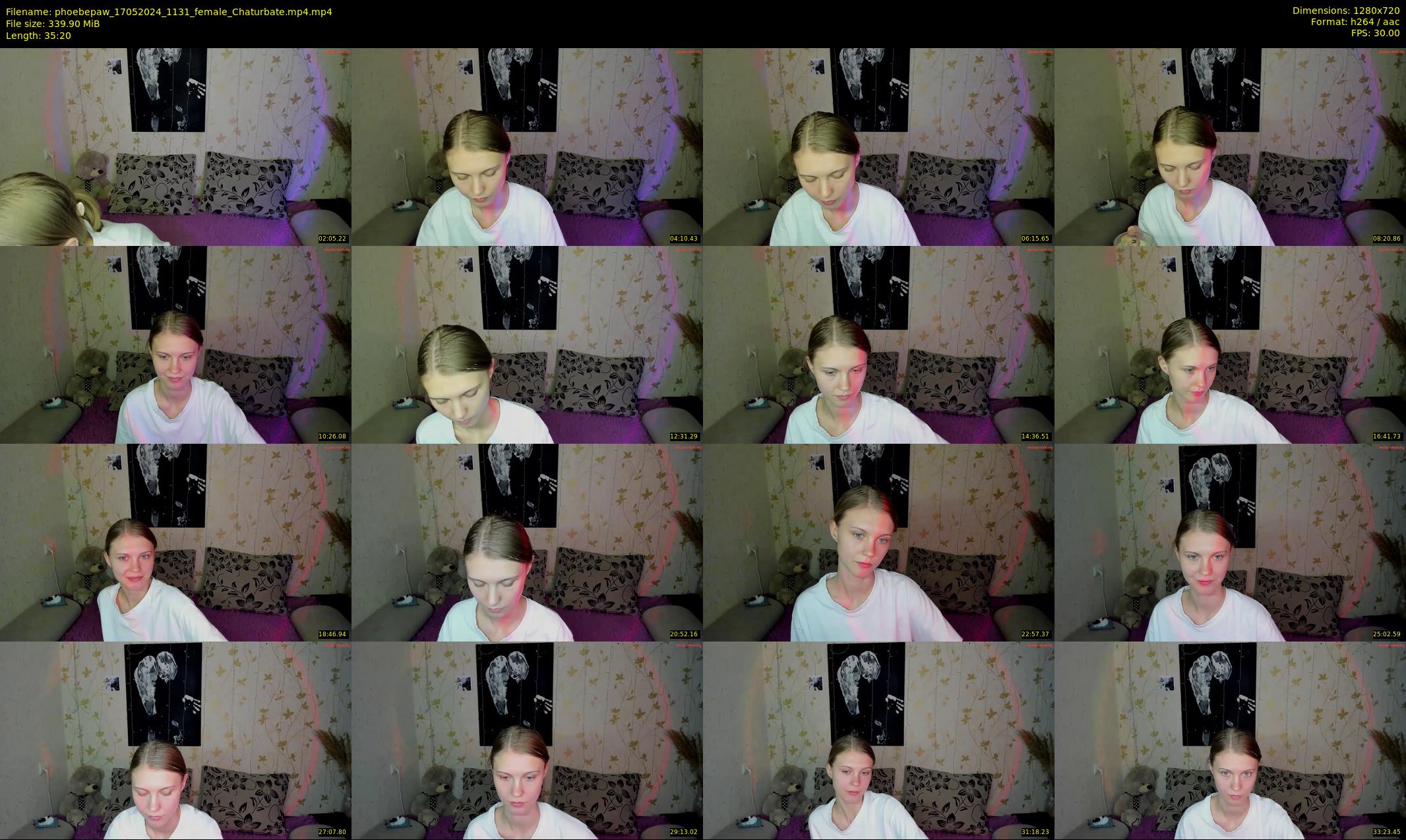 phoebepaw — 36 minute Chaturbate female cam show recording, 720p, May 17, 2024