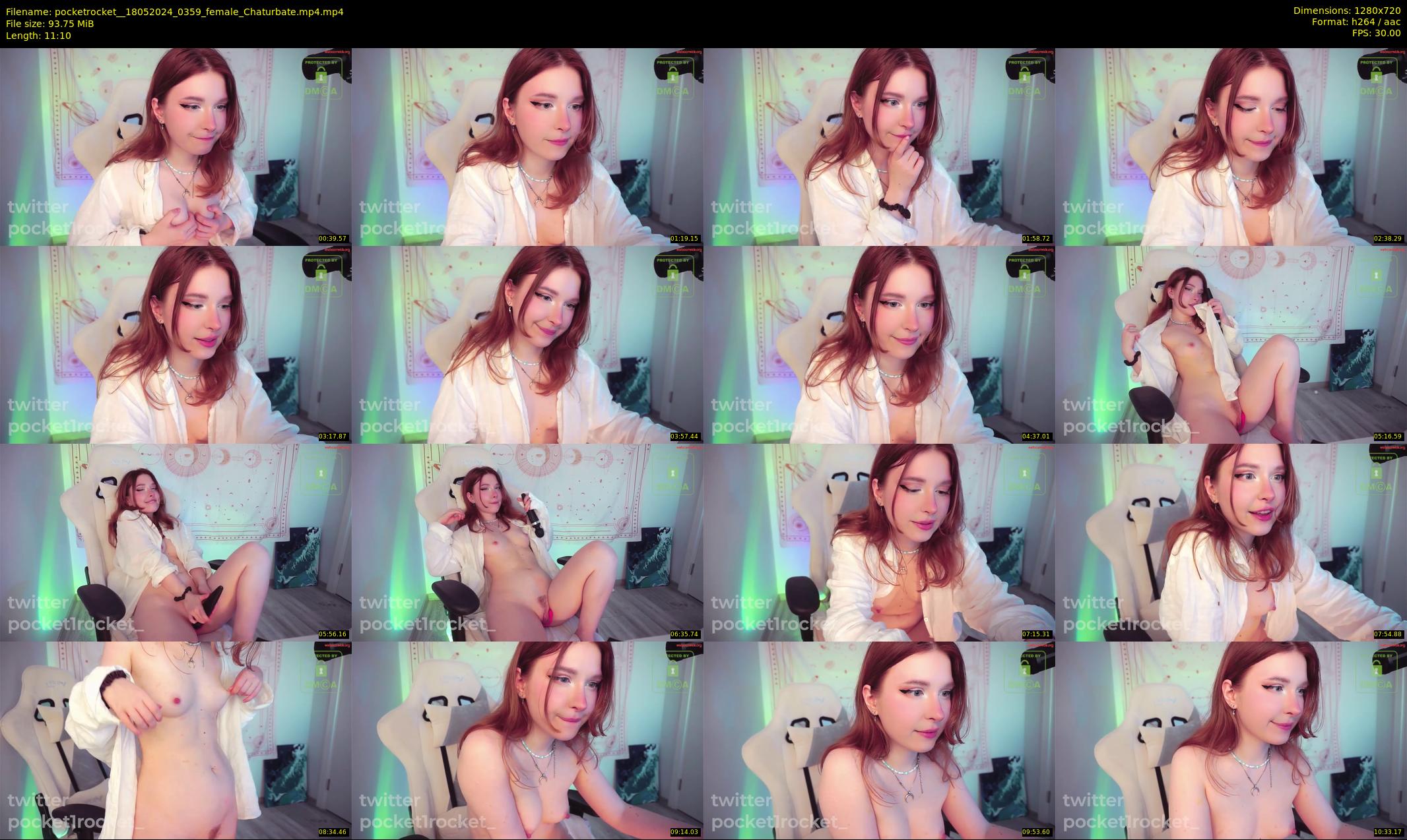 pocketrocket_ — 12 minute Chaturbate female cam show recording, 720p, May 18, 2024