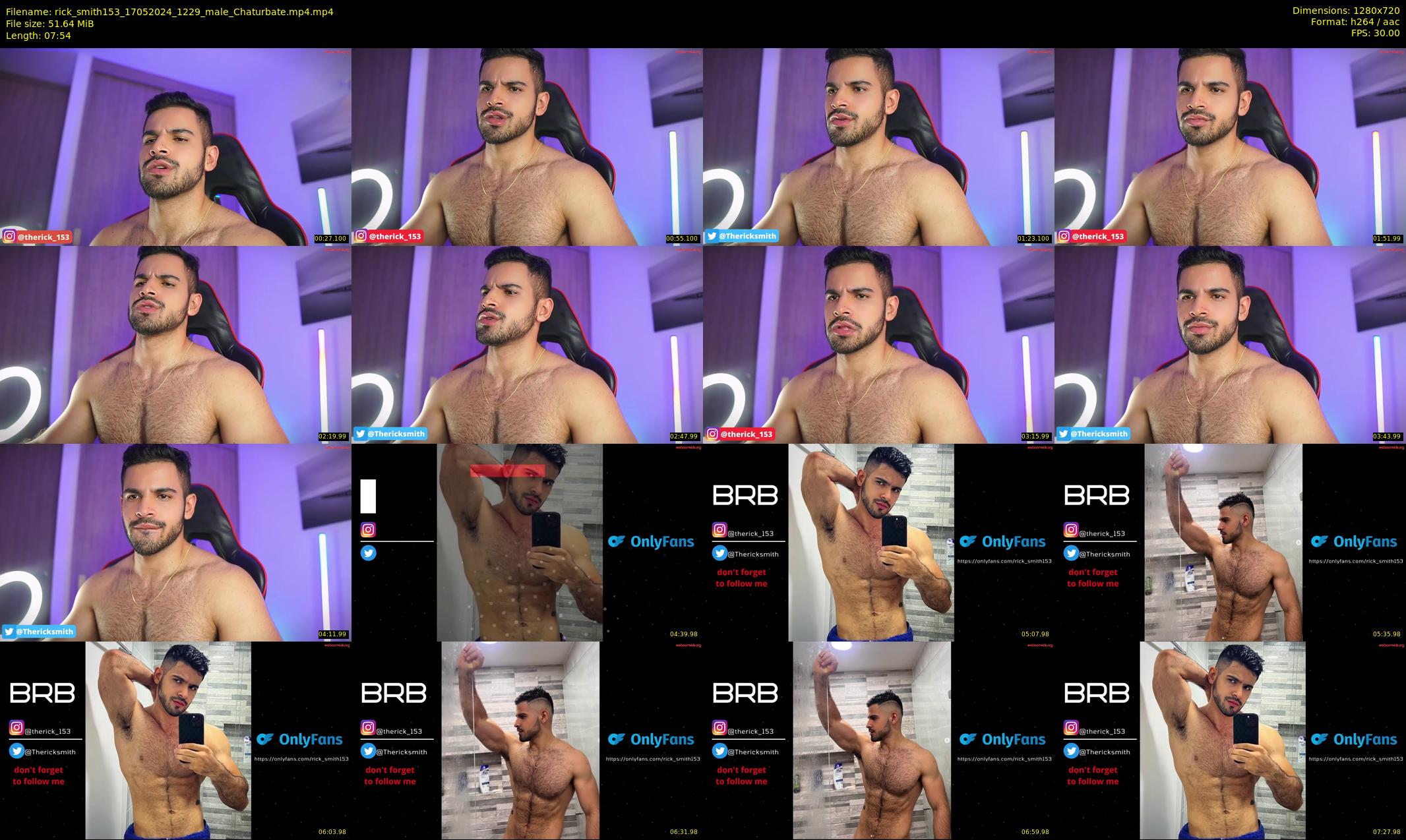 rick_smith153 — 8 minute Chaturbate male cam show recording, 720p, May 17, 2024