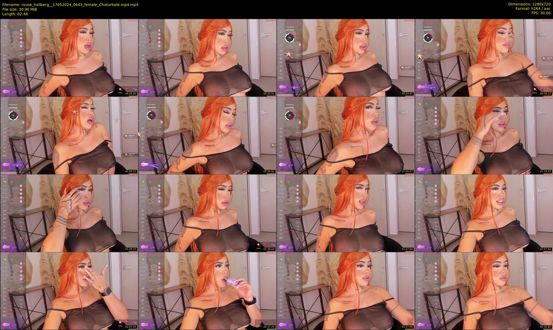 rouse_hallberg_ — 3 minute Chaturbate female cam show recording, 720p, May 17, 2024