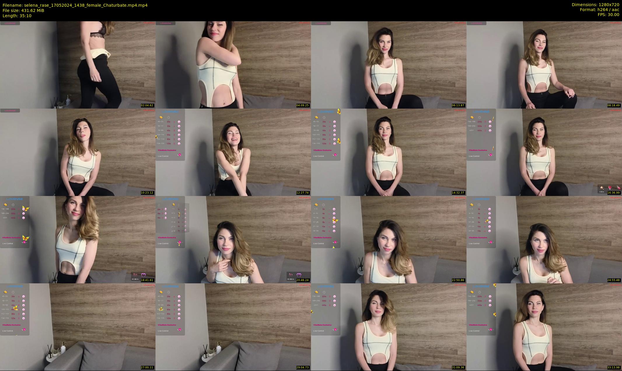 selena_rase — 36 minute Chaturbate female cam show recording, 720p, May 17, 2024